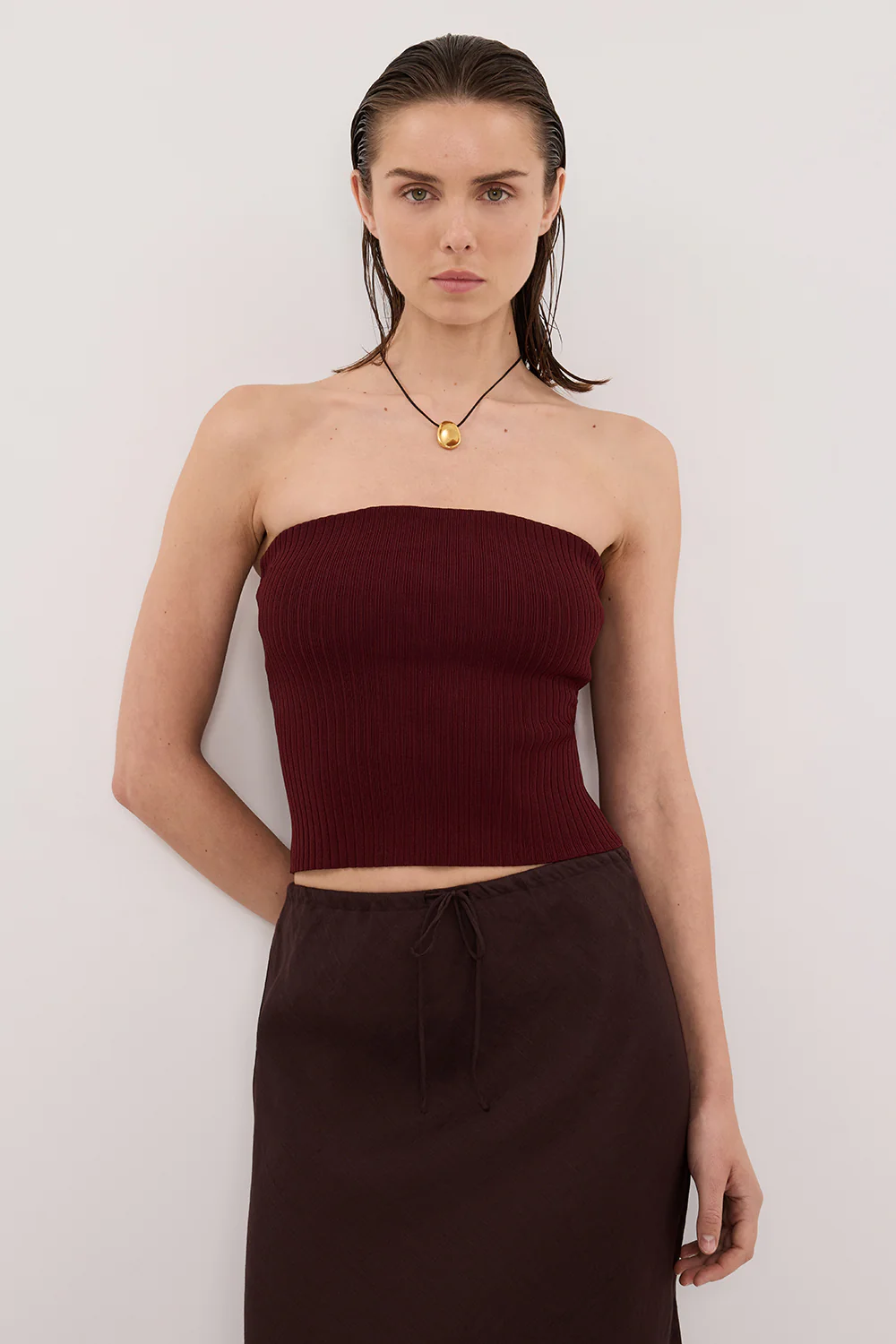 LIMA SAHARA STRAPLESS BANDEAU KNIT TOP - Image 2