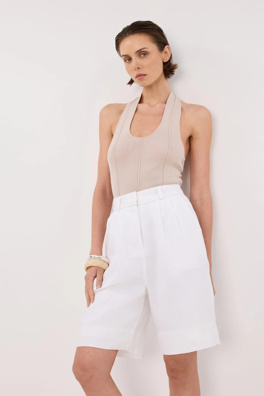 LISS STONE HALTER KNIT TOP - Image 5