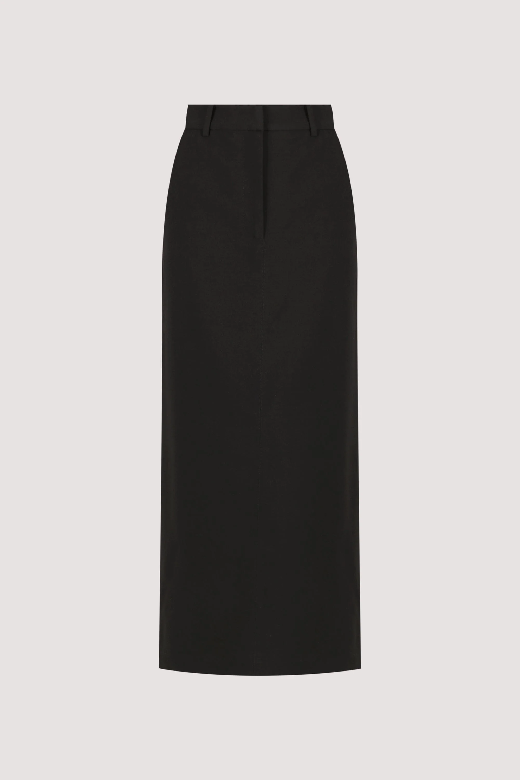 LIZA BLACK TAILORED MIDI SKIRT - Image 6