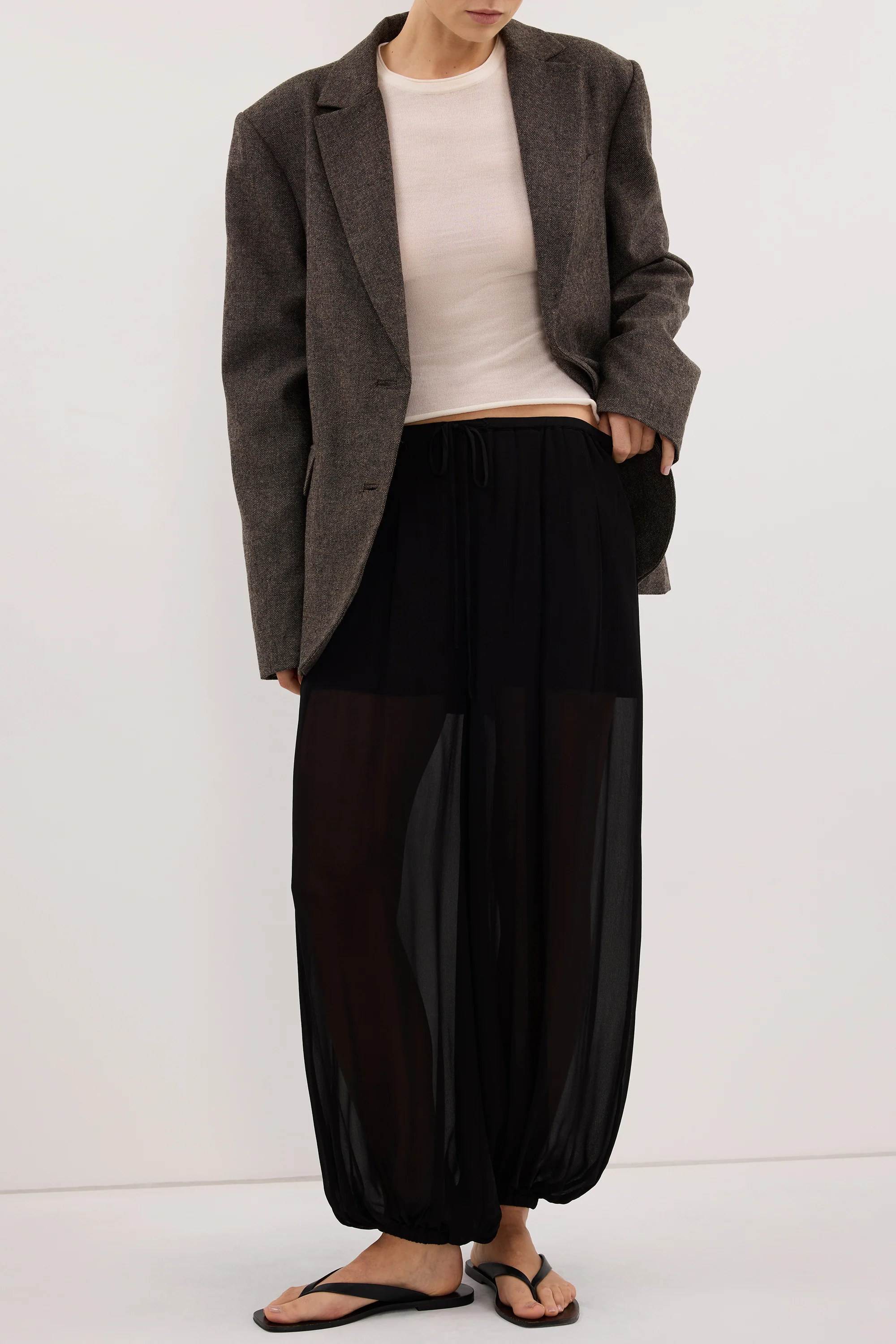 LUELLA BLACK BALLOON PANTS - Image 2
