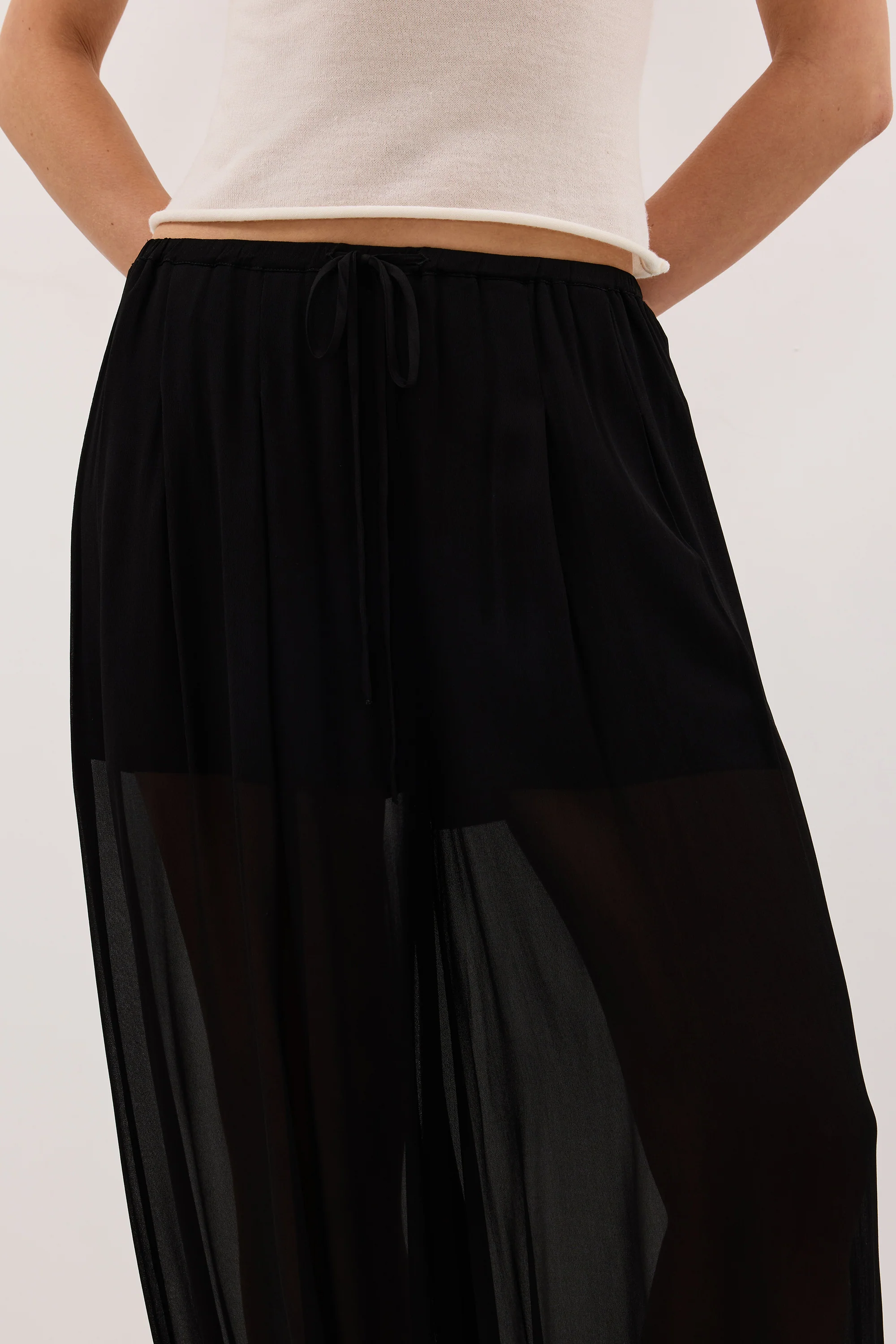 LUELLA BLACK BALLOON PANTS - Image 5