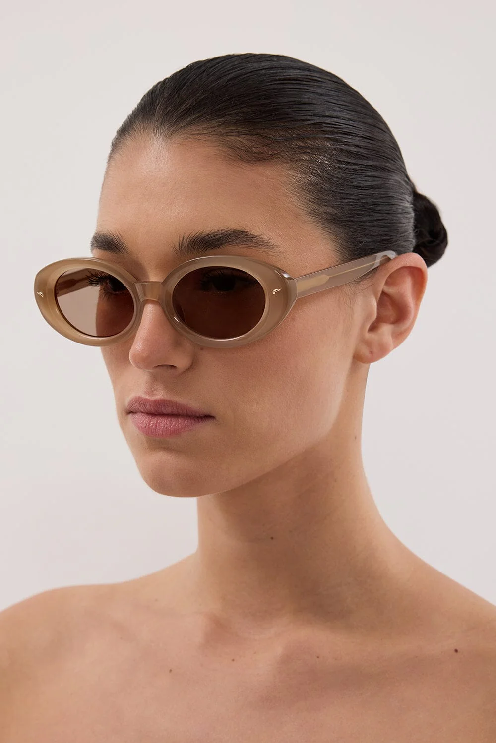 LUV LOU THE AUDREY BISQUE SUNGLASSES - Image 2