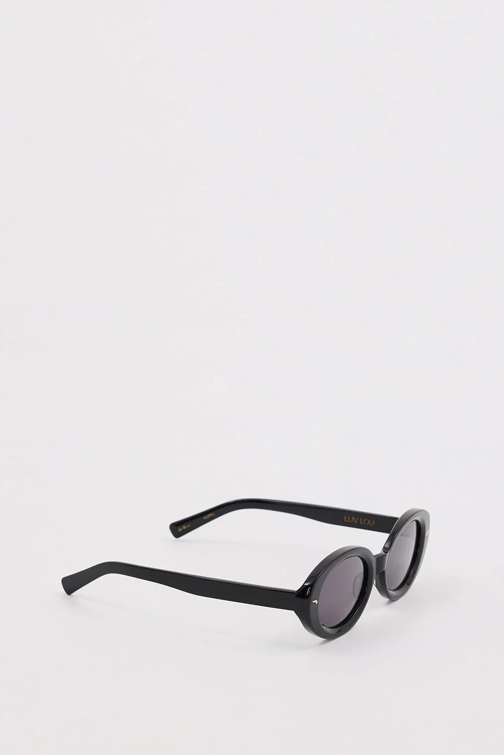 LUV LOU THE AUDREY BLACK SUNGLASSES - Image 3