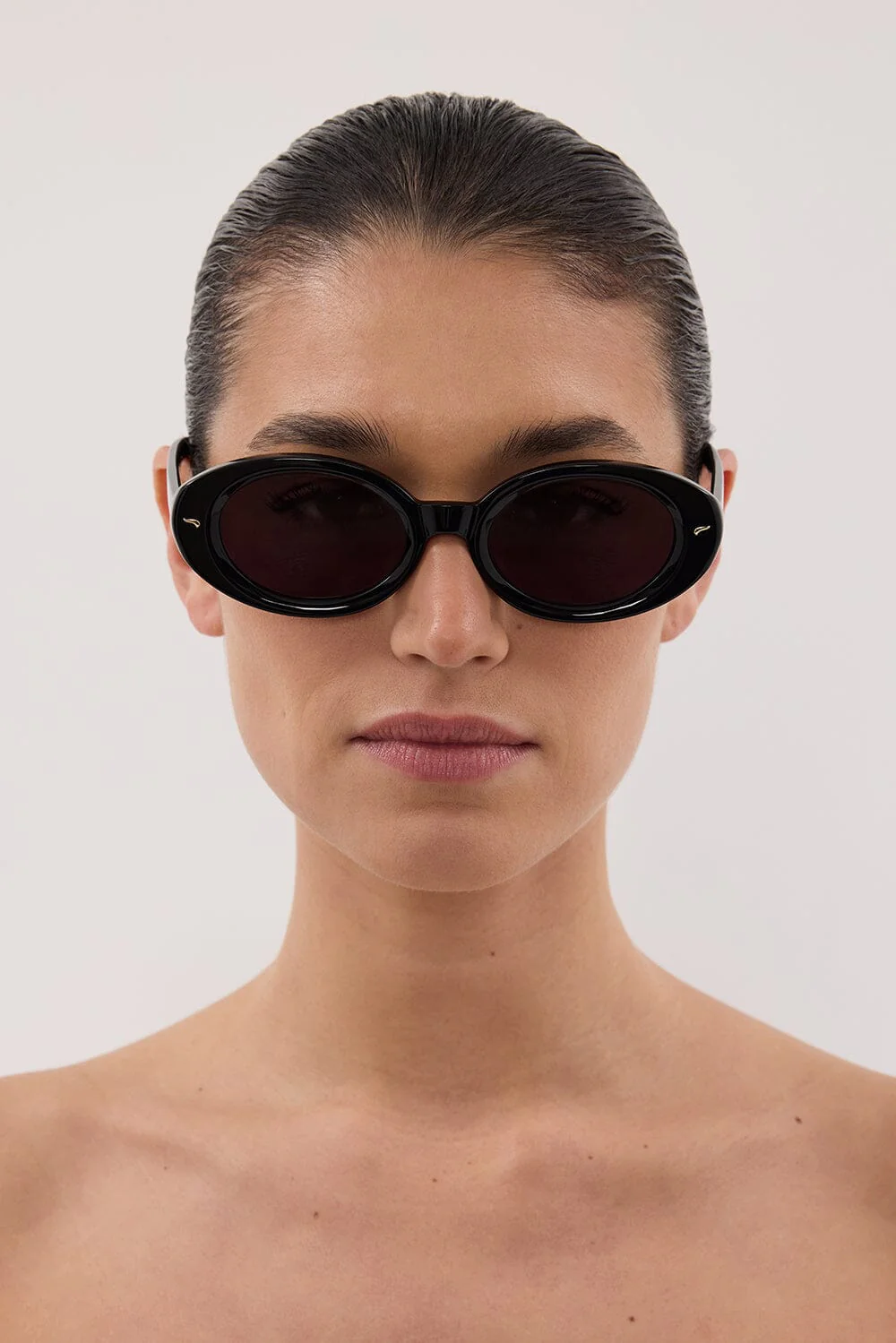 LUV LOU THE AUDREY BLACK SUNGLASSES - Image 4