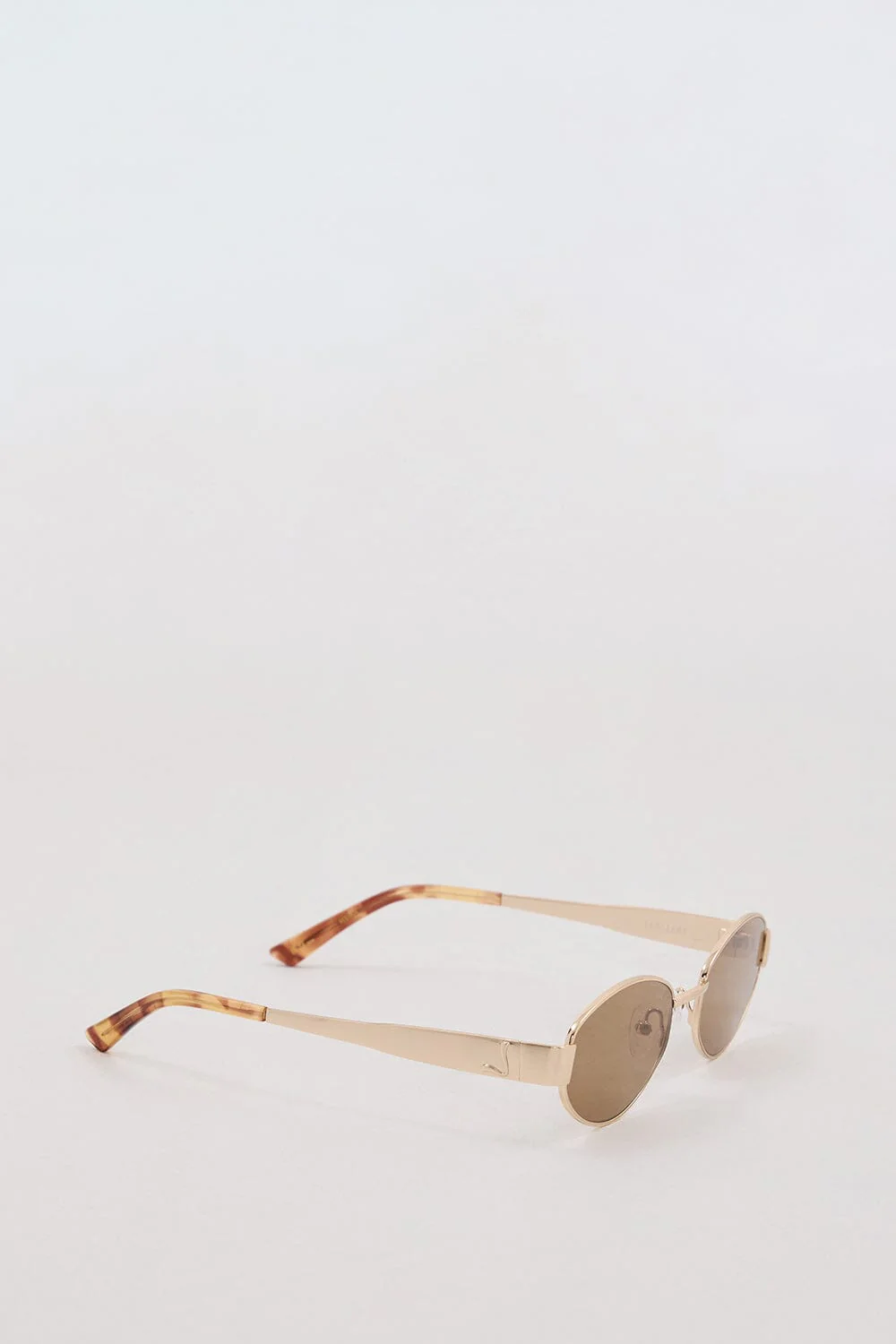 LUV LOU THE BOSTON BRUSHED GOLD SUNGLASSES - Image 3