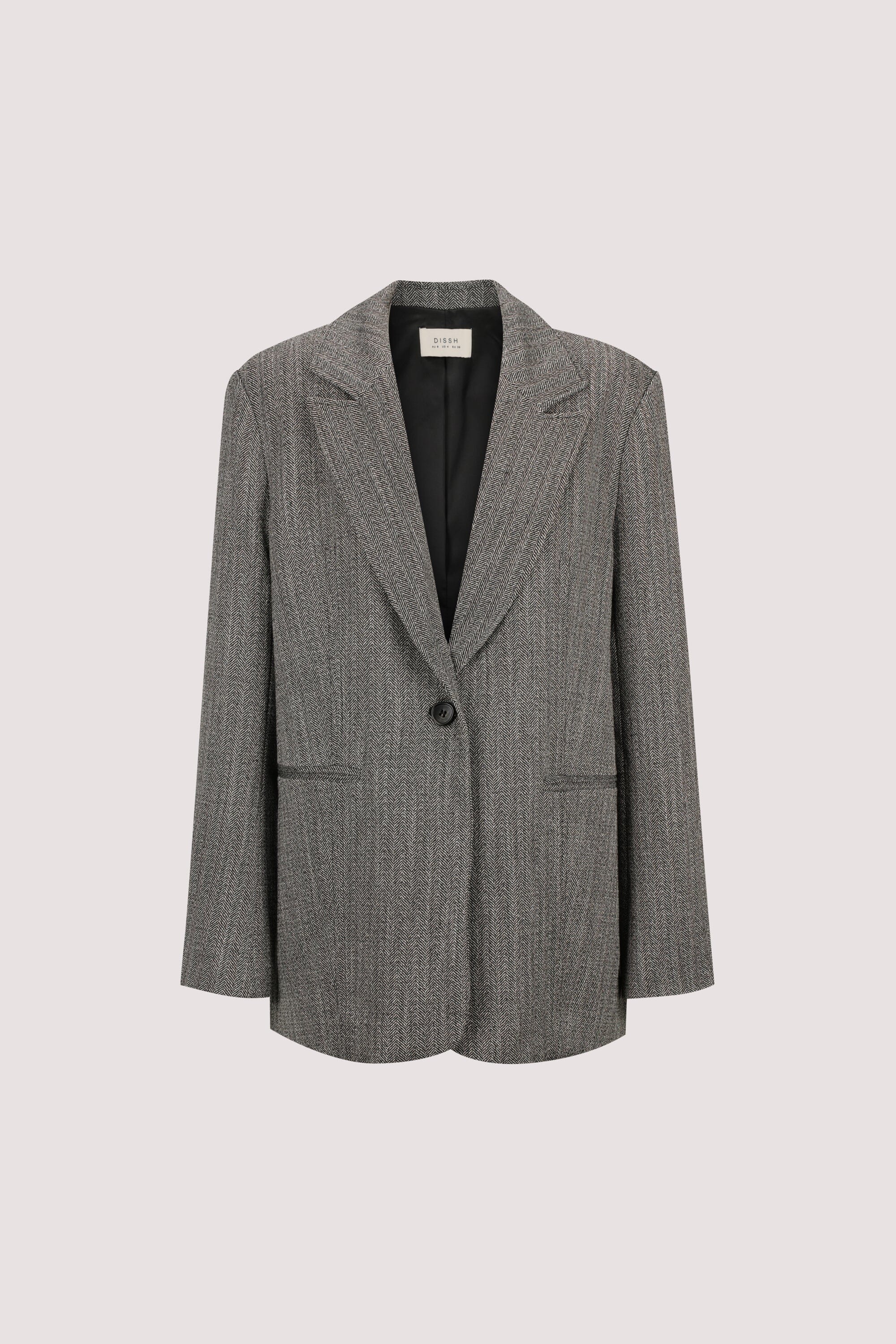 MANHATTAN CHARCOAL TWEED BLAZER - Image 6