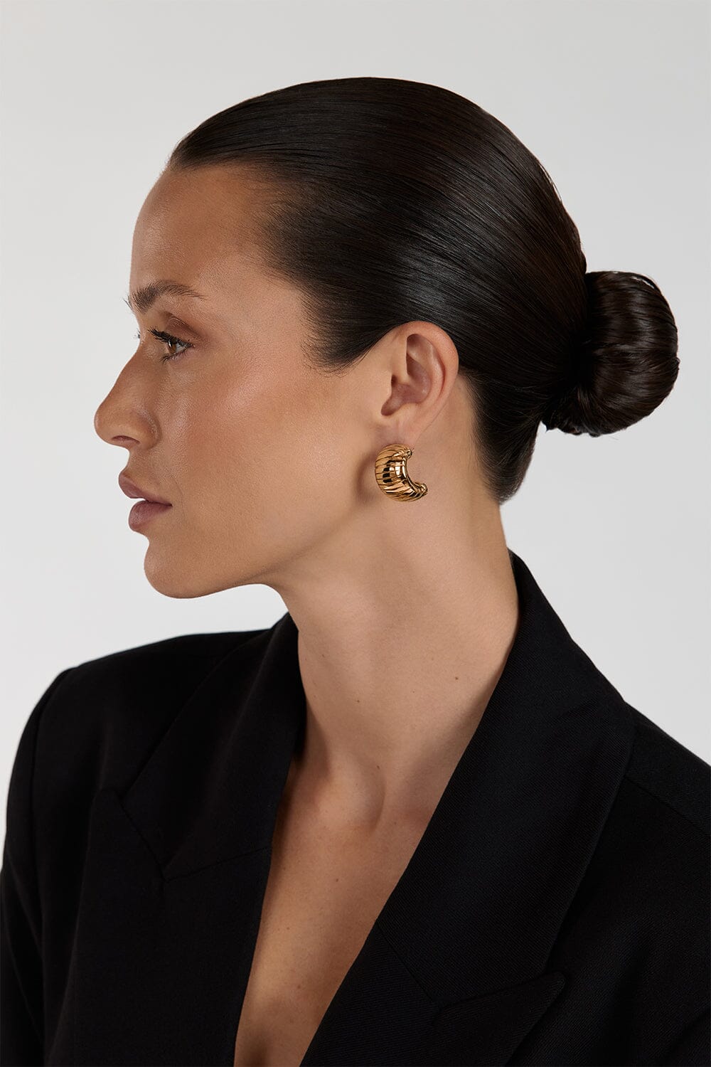 MÉGA STEP GOLD EARRING - Image 4