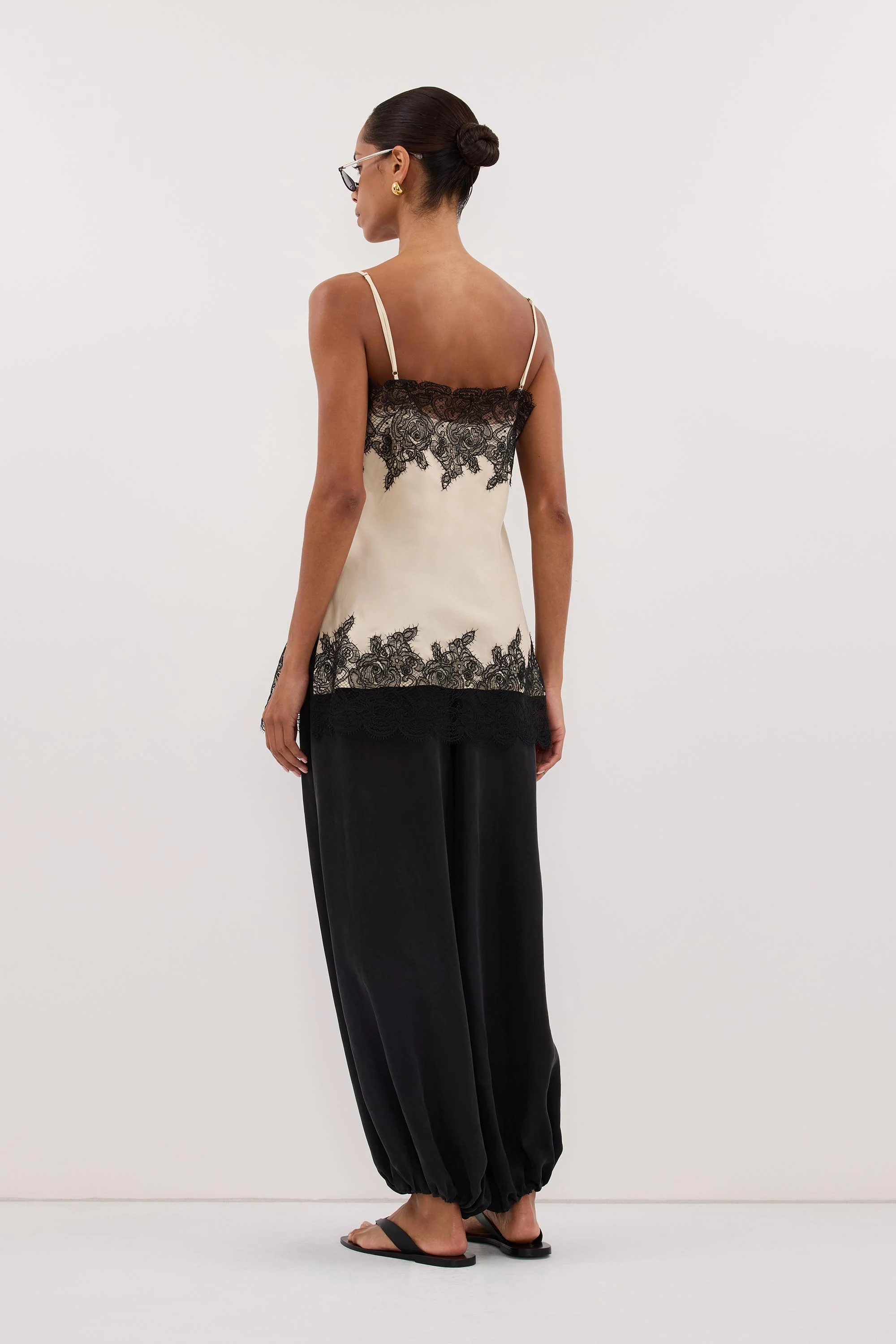 MINA STRAW CUPRO LACE TOP - Image 7