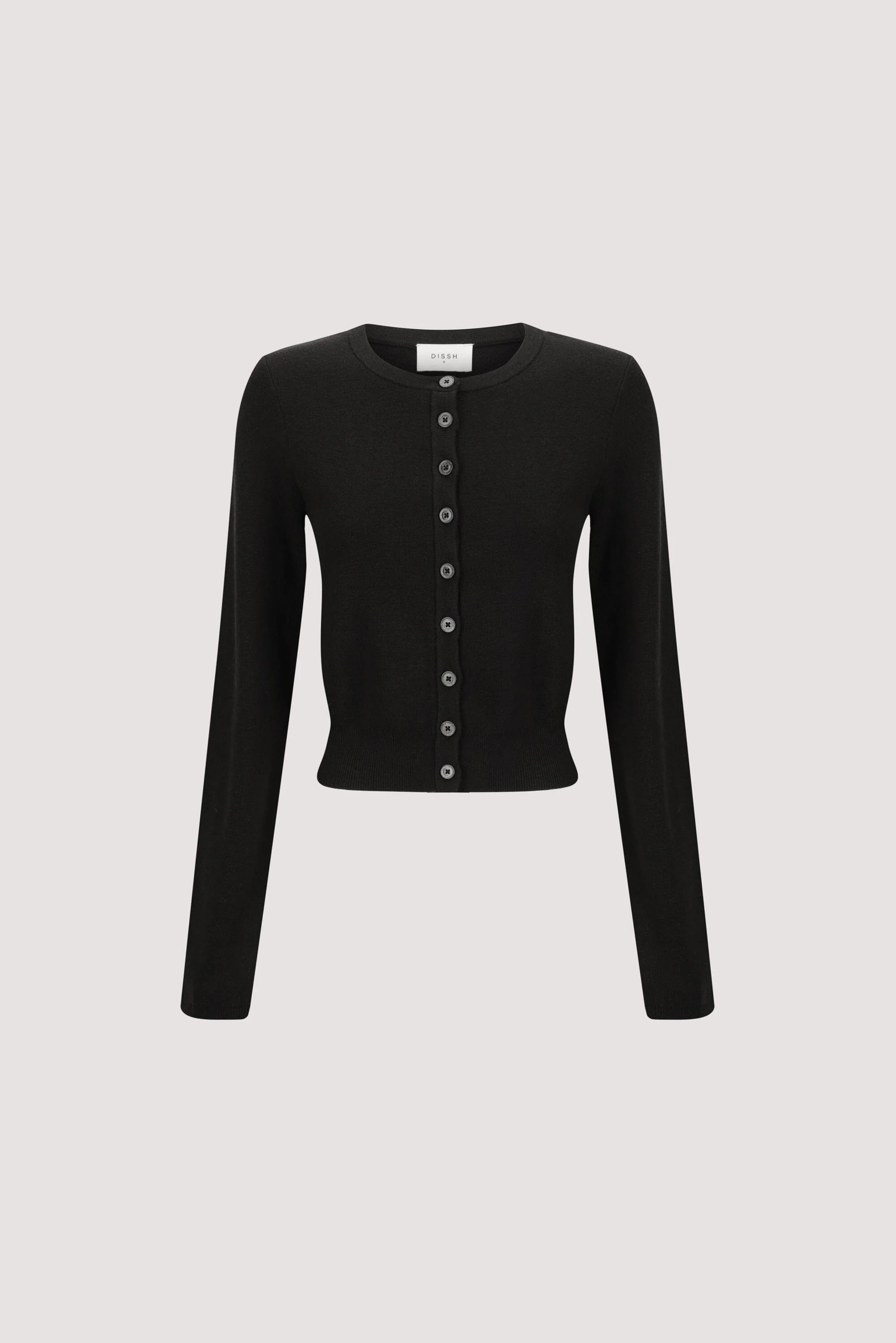 MONACO BLACK LONG SLEEVE CARDIGAN - Image 8
