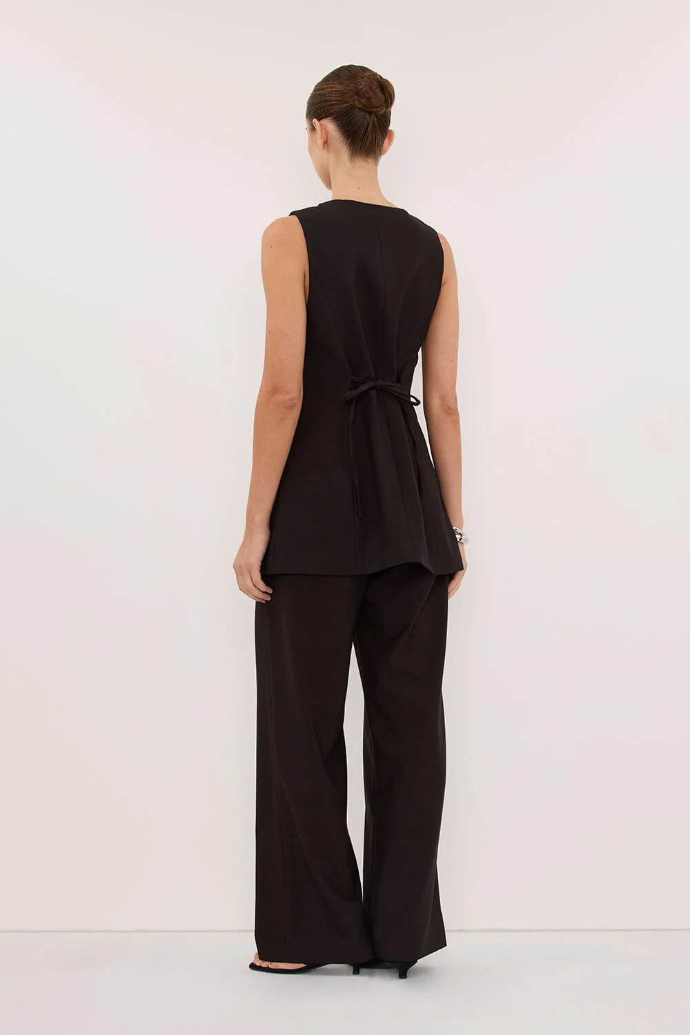 MONIQUE PEAT CHOC TAILORED VEST - Image 9