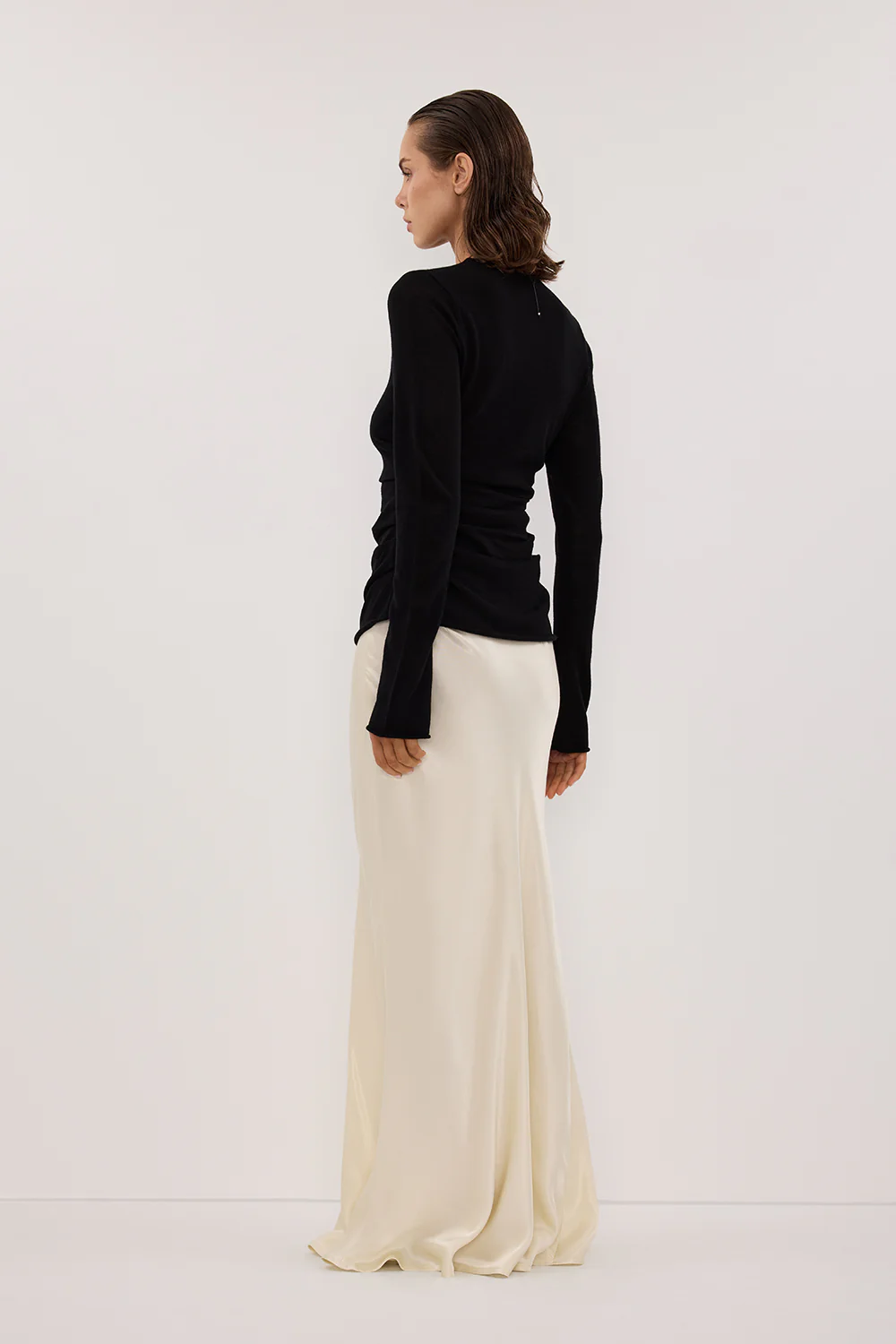 NICO BLACK MERINO KNIT TOP - Image 4