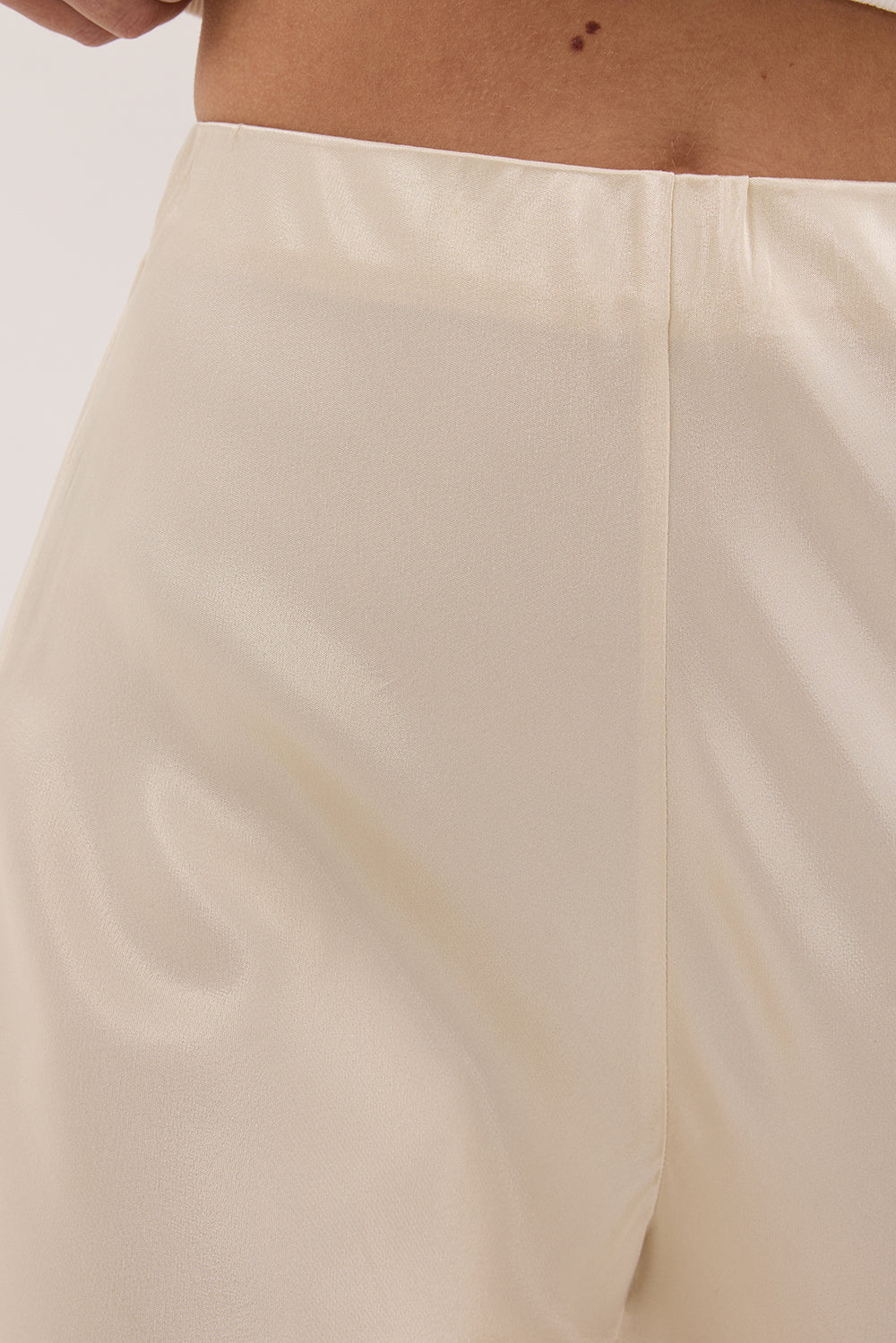 NIKKI CREAM SATIN BIAS PANT - Image 5