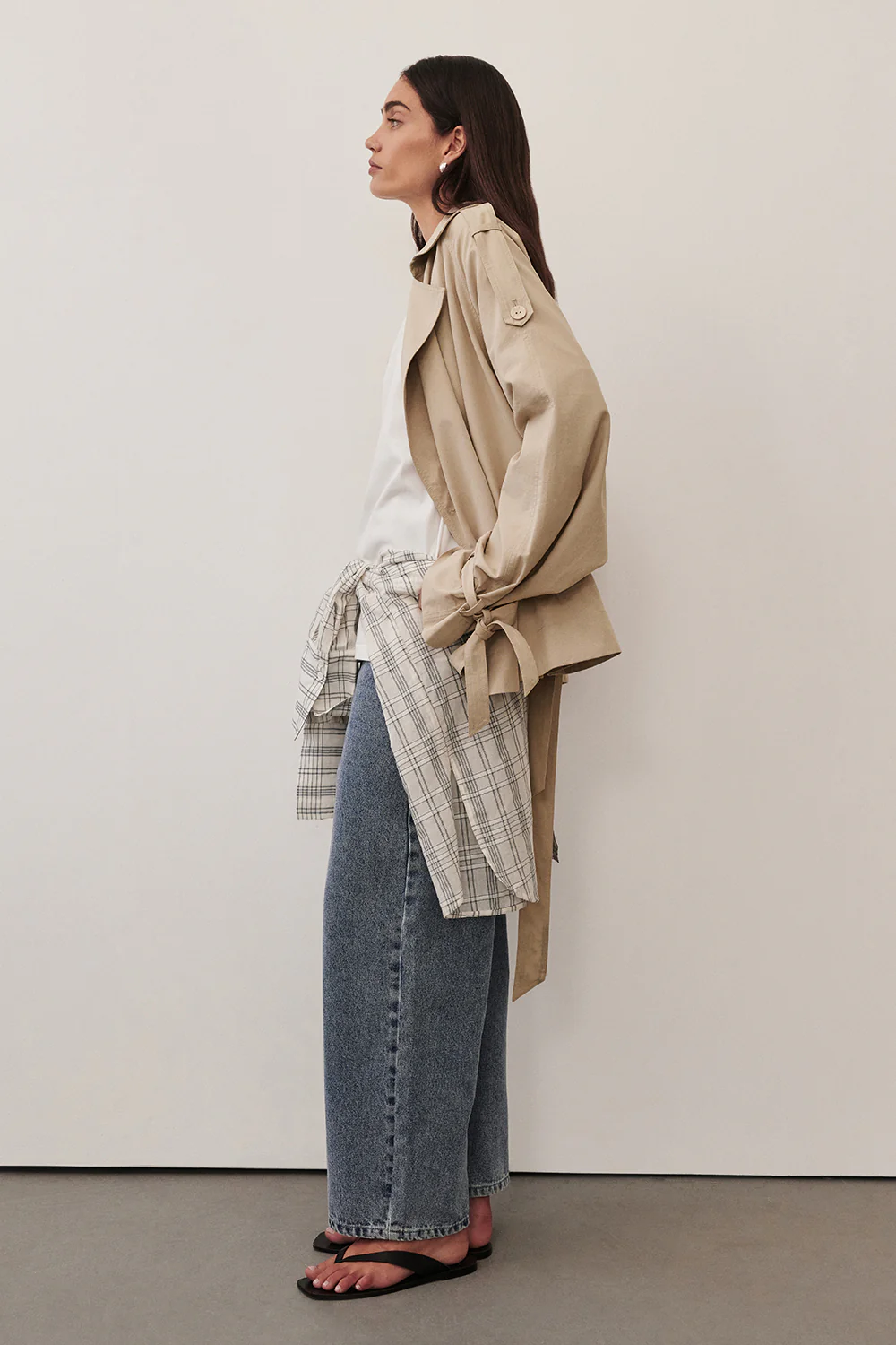 NINA STONE LIGHTWEIGHT MINI TRENCH - Image 9