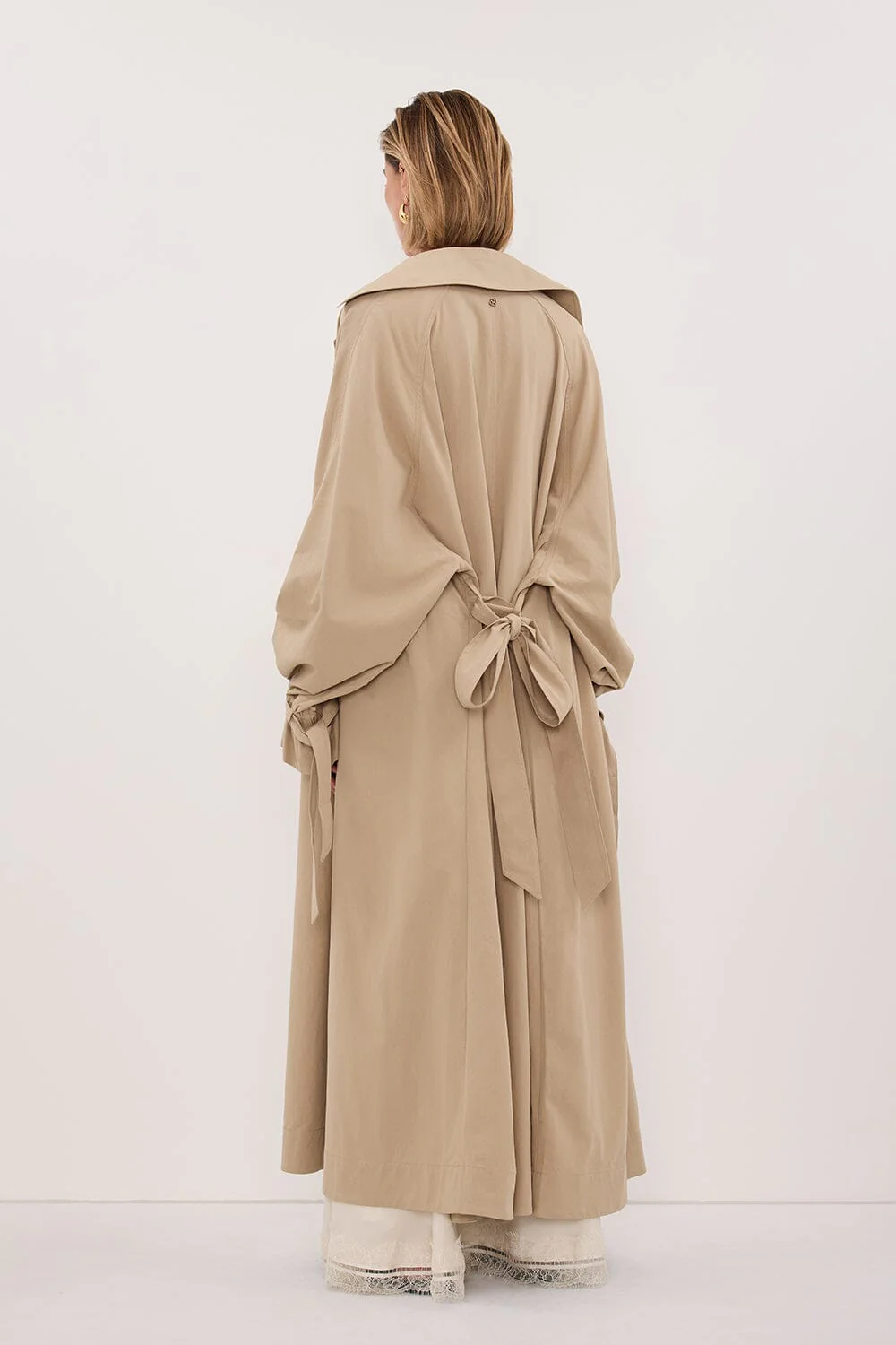 NINA STONE LIGHTWEIGHT TRENCH COAT - Image 5