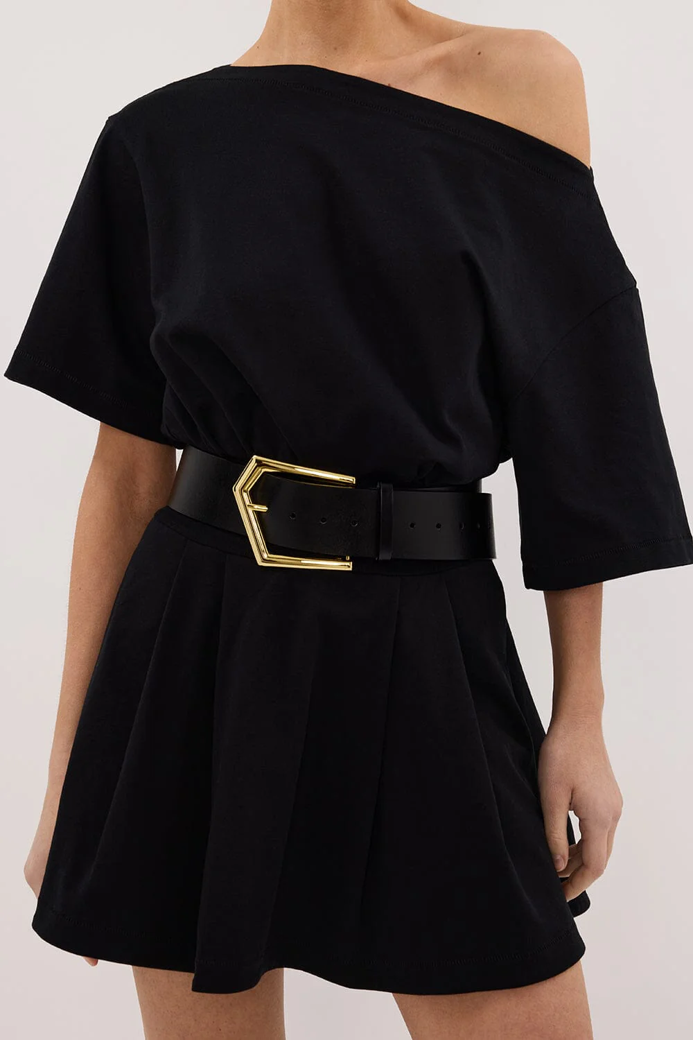 NOAH THE LABEL BLACK WIDE BELT - Image 2