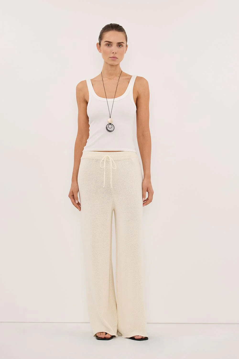 ORIA NATURAL COTTON KNIT PANT - Image 6