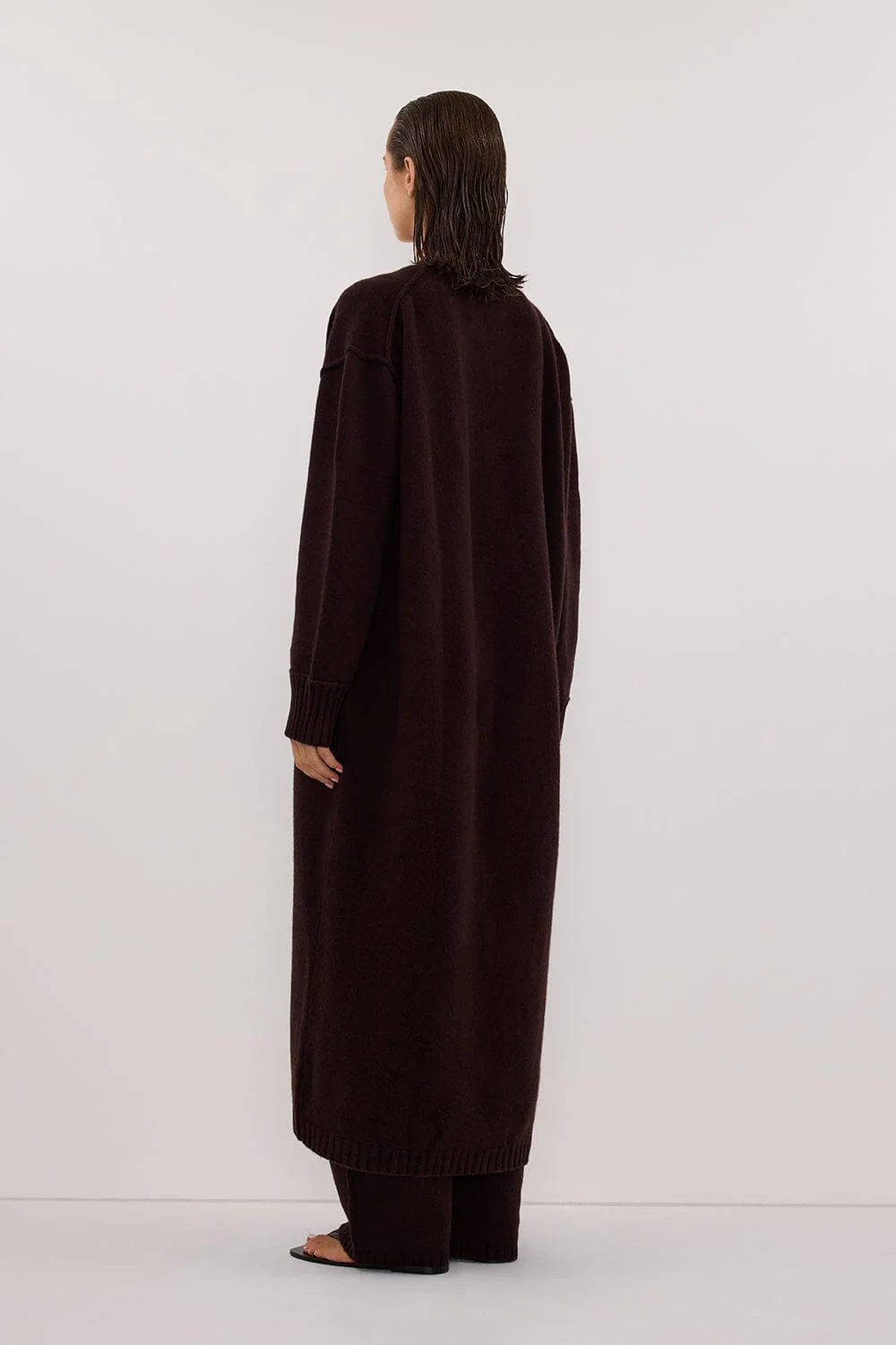 PAIGE CHOC WOOL KNIT PANT - Image 4
