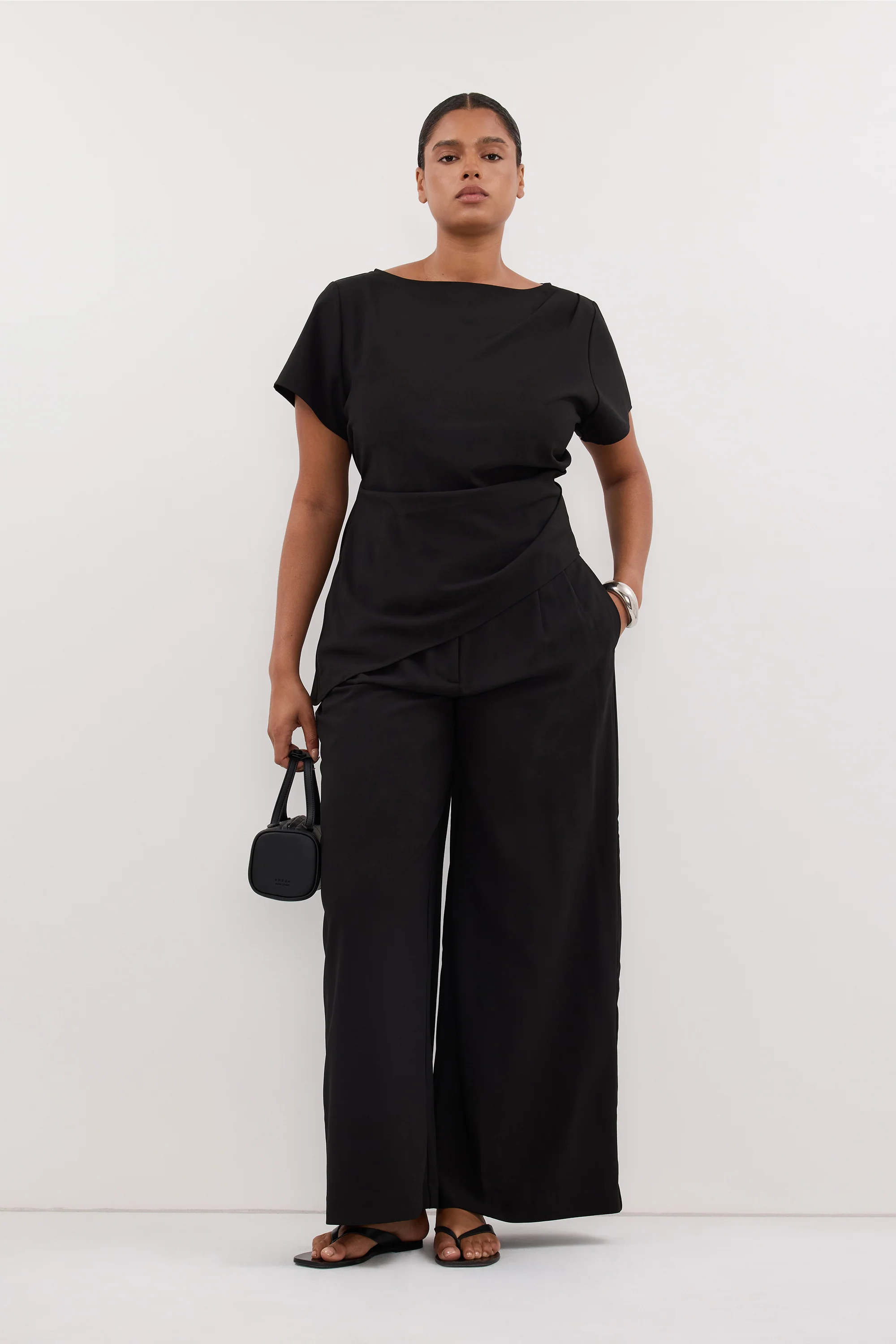 PARKER BLACK ASYM TOP - Image 6