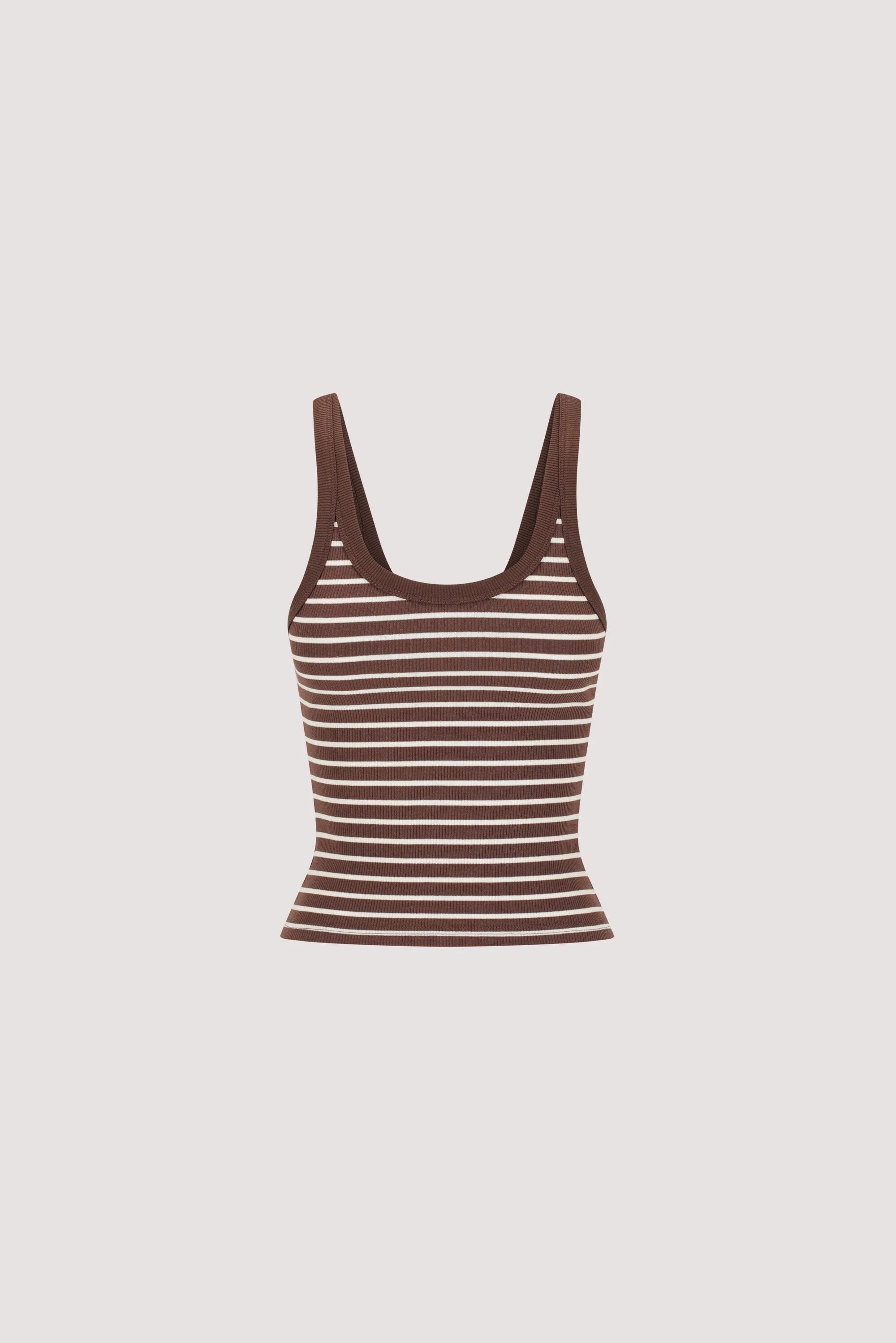 PENNY CHOC SLEEVELESS STRIPE KNIT TANK TOP - Image 7