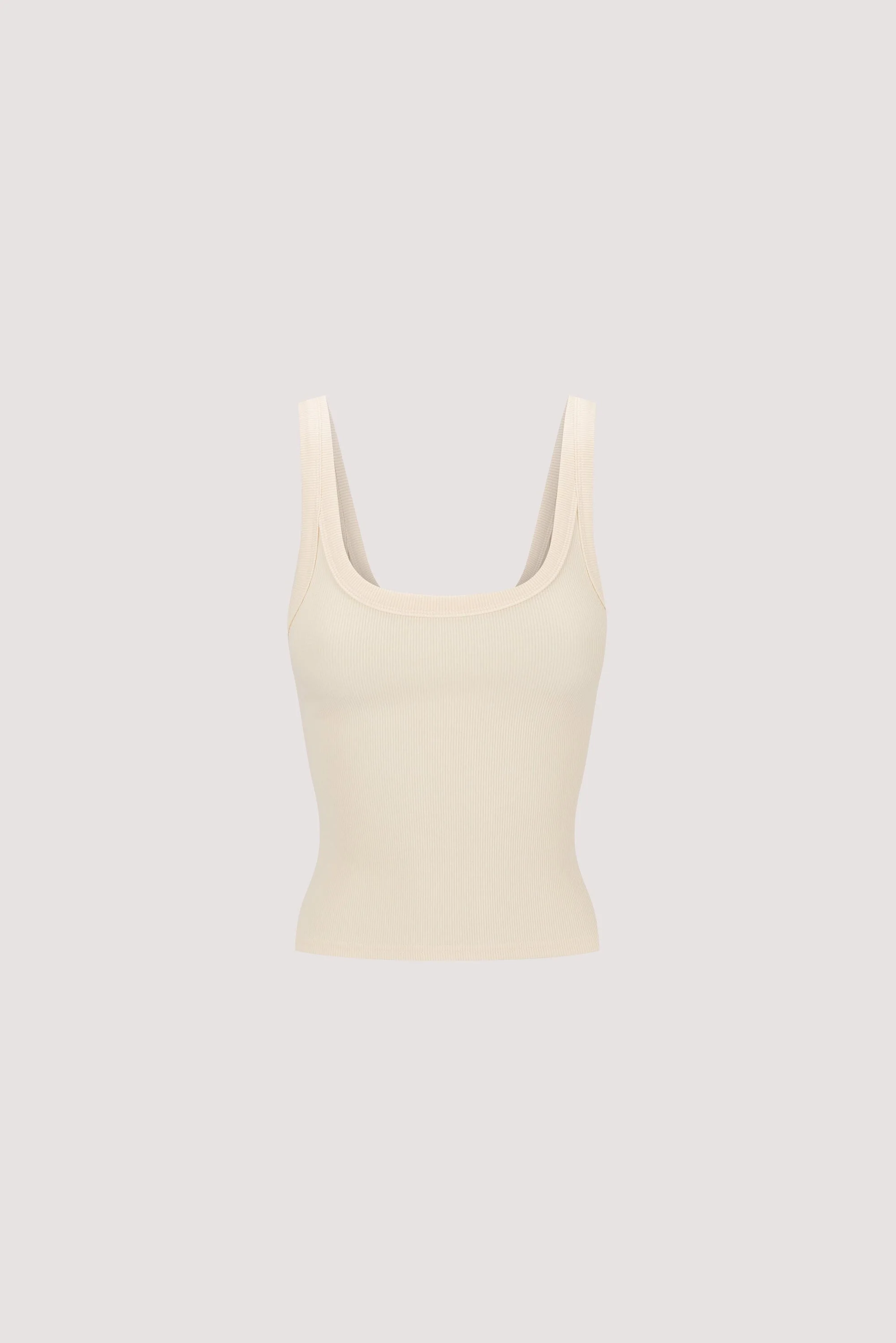 PHOEBE SANDSTONE SCOOP NECK TANK TOP - Image 7