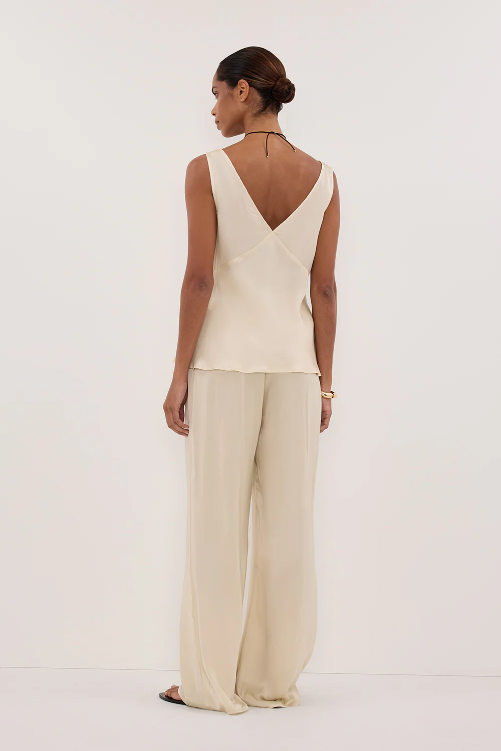 PIPPA STRAW SILK PANT - Image 4