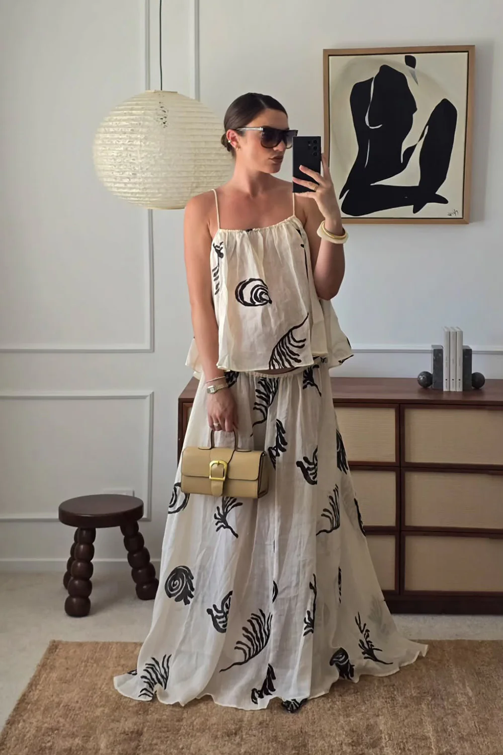 POSITANO SANDSTONE SLEEVELESS RAMIE  TOP - Image 2