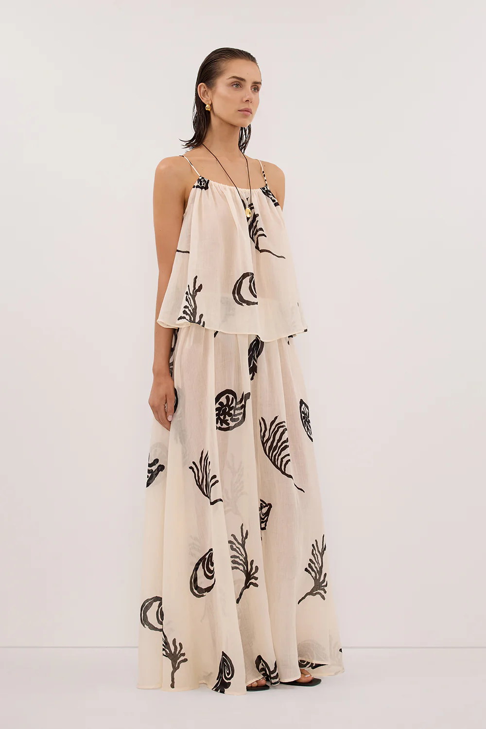 POSITANO SANDSTONE SLEEVELESS RAMIE  TOP - Image 4