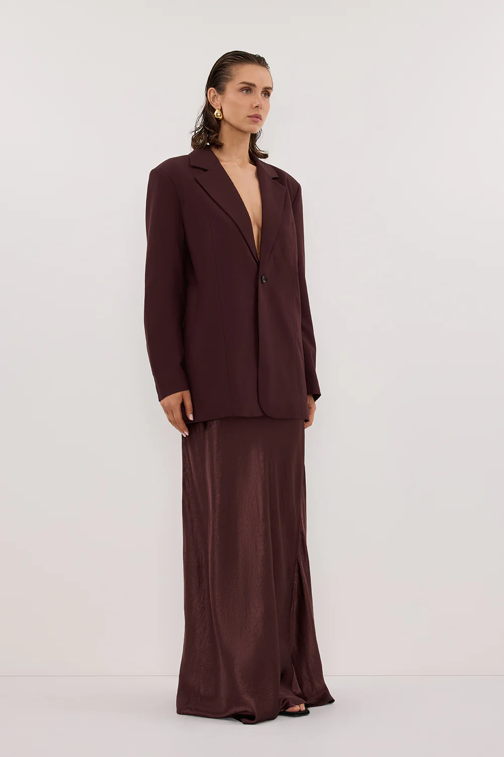PRUE WALNUT OVERSIZED BLAZER - Image 3