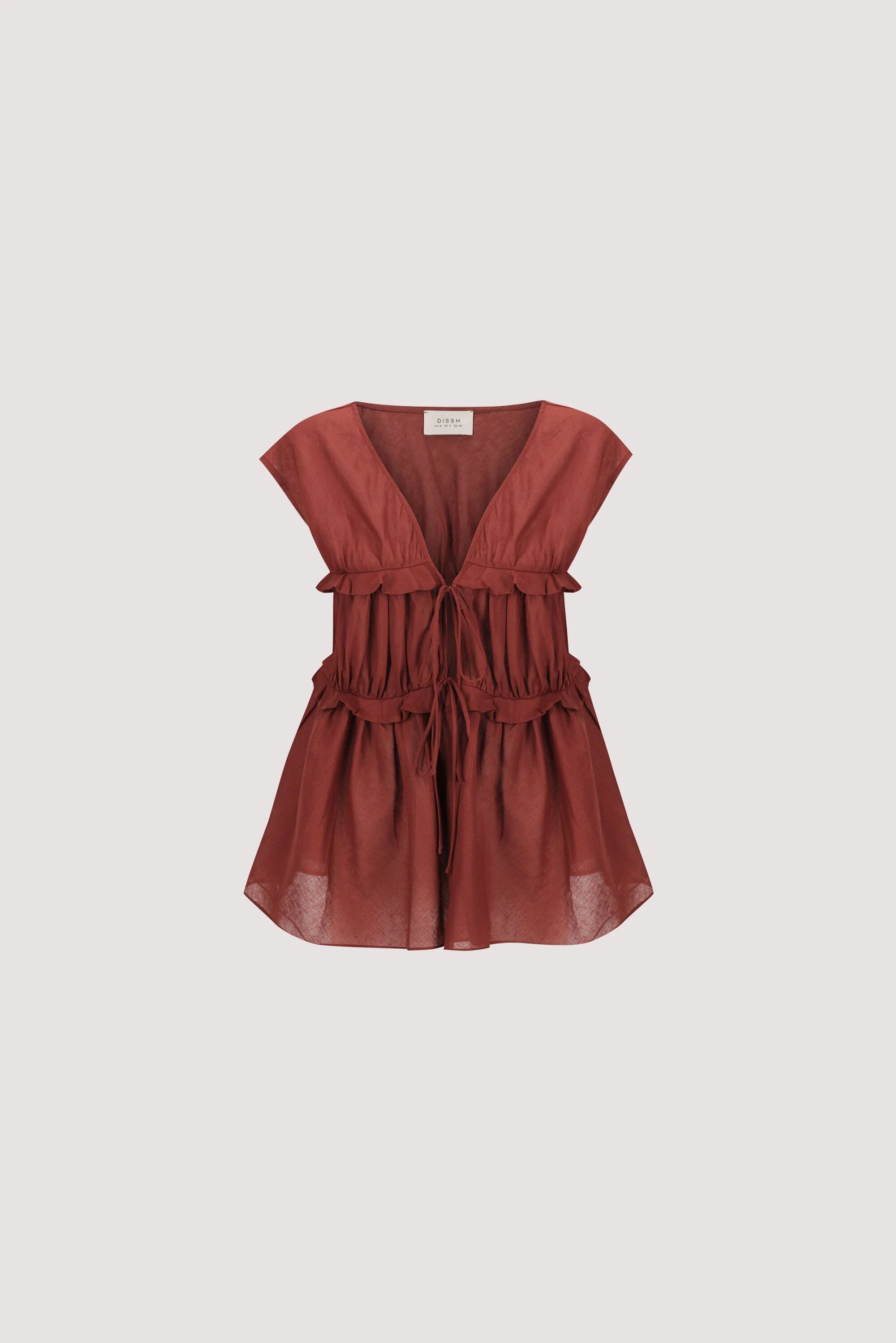 QUINN SAHARA LINEN RUFFLE TOP - Image 6