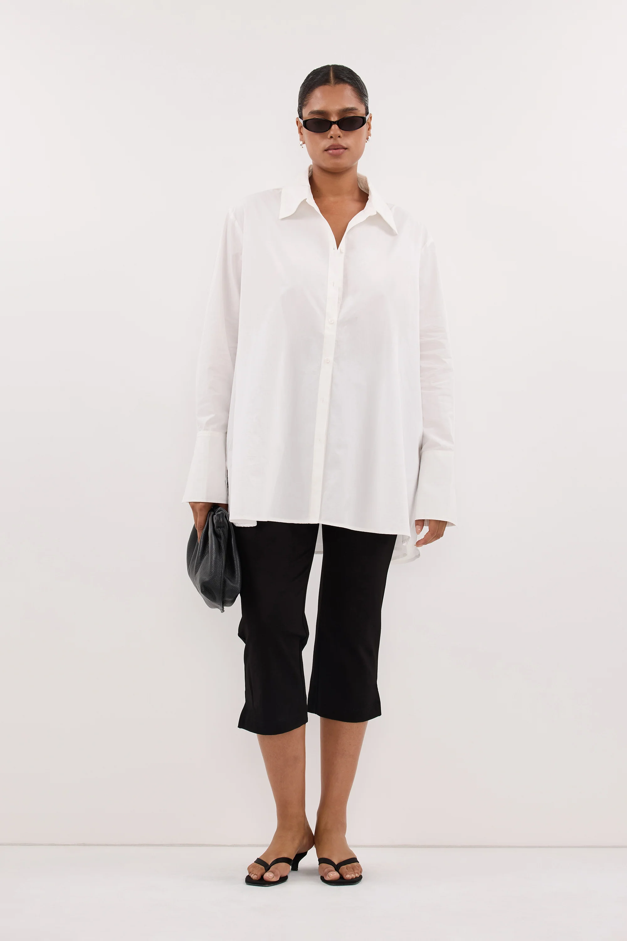 RAE WHITE LIGHT WEIGHT COTTON SHIRT - Image 6