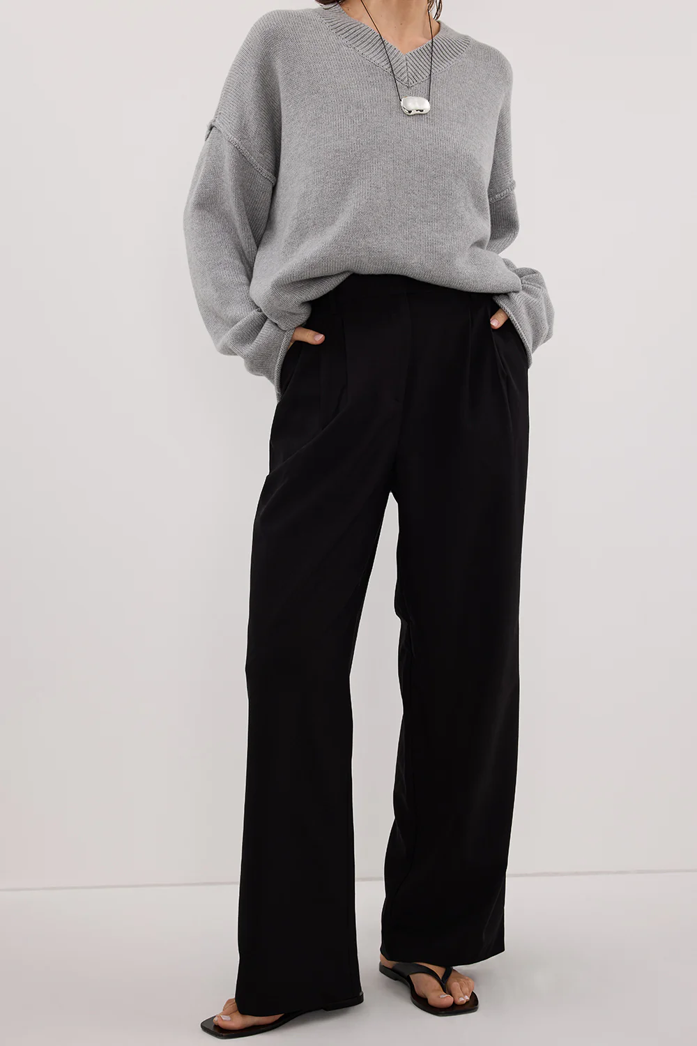 REMY BLACK TAILORED PANT - Image 2