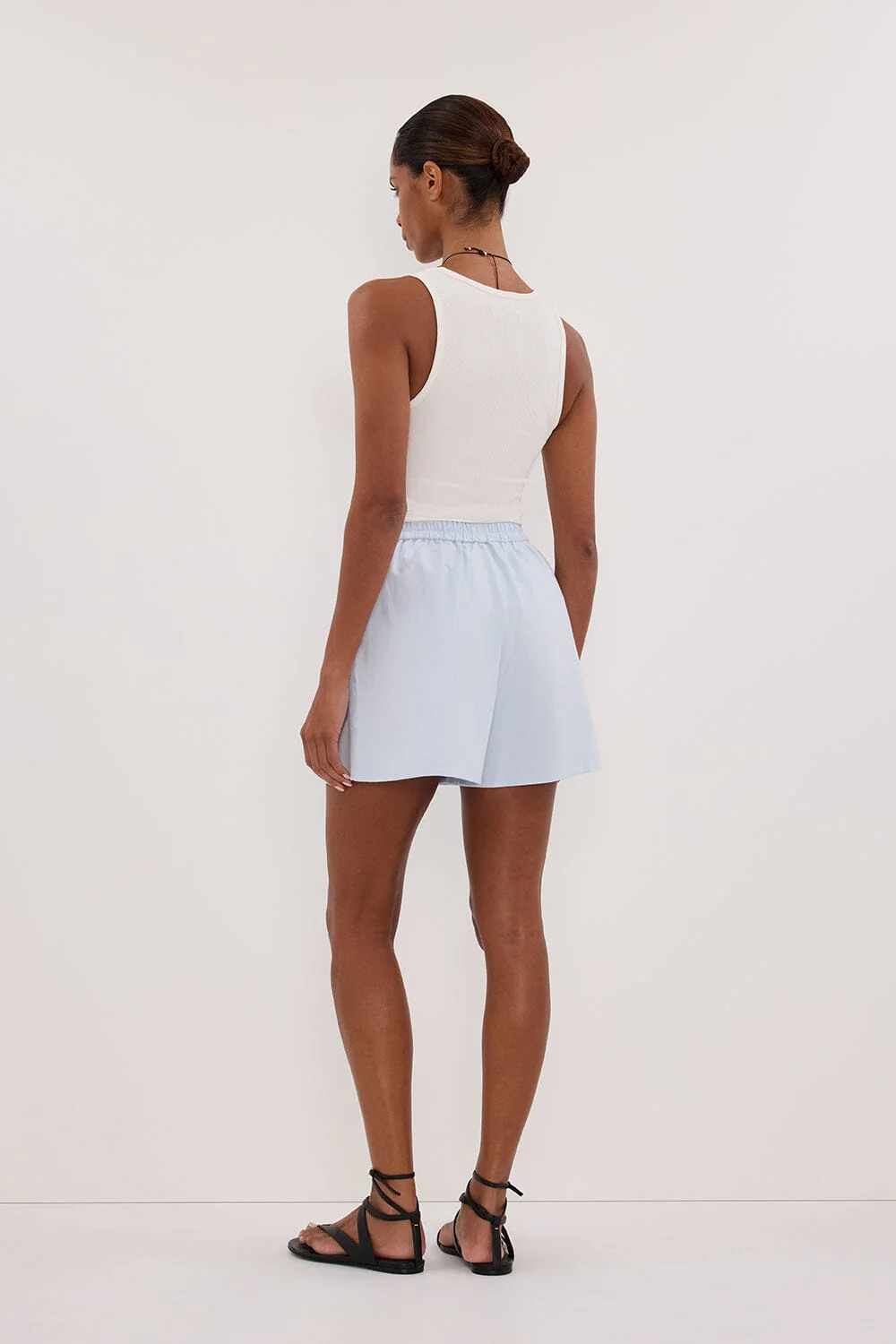 RHEA 2.0 ICE BLUE COTTON SHORT - Image 4
