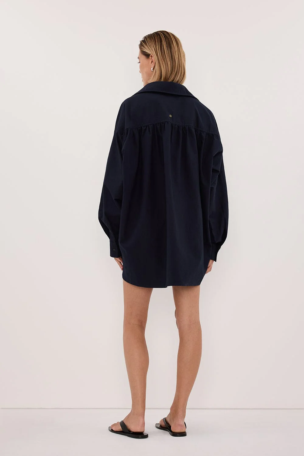 RHEA 2.0 INK OVERSIZED COTTON SHIRT - Image 4