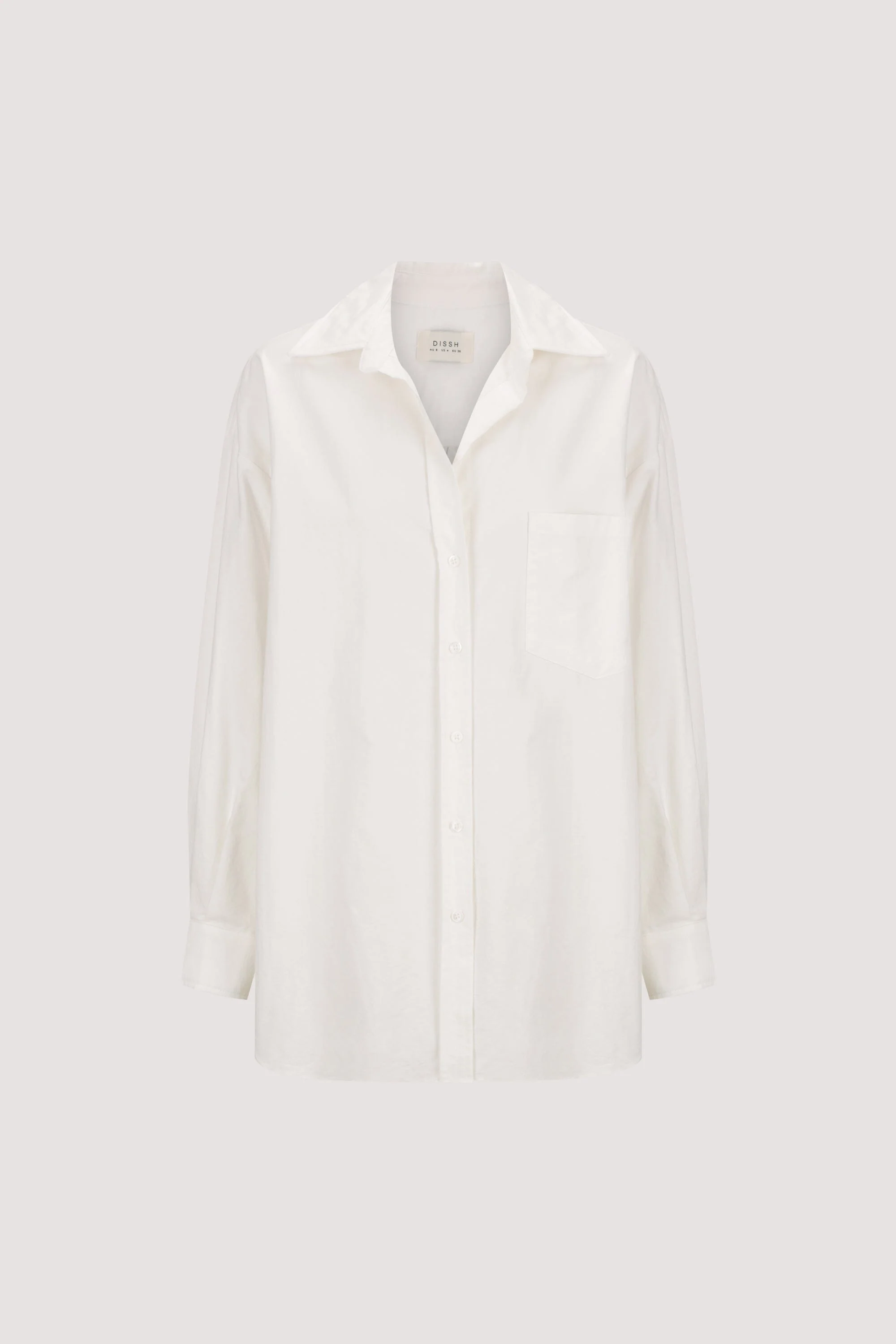 RHEA 2.0 WHITE OVERSIZED COTTON SHIRT - Image 10