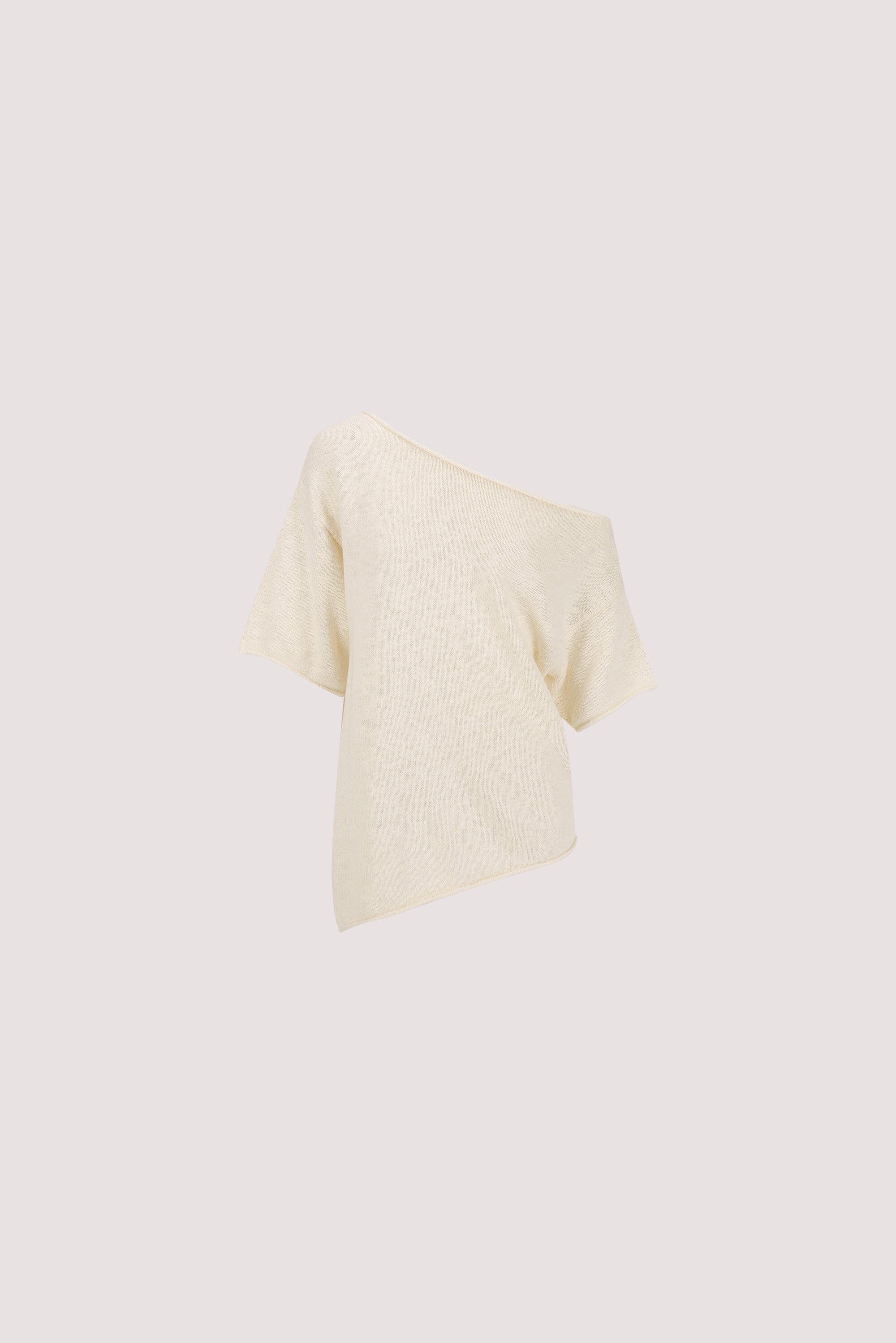 RICK CREAM ASYM KNIT TOP - Image 6
