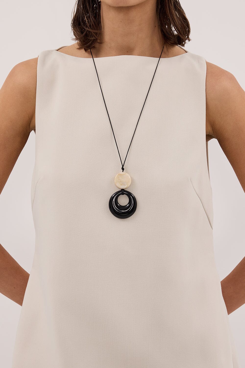 ROWIE BONE SLEEVELESS BOAT NECK TUNIC TOP - Image 5
