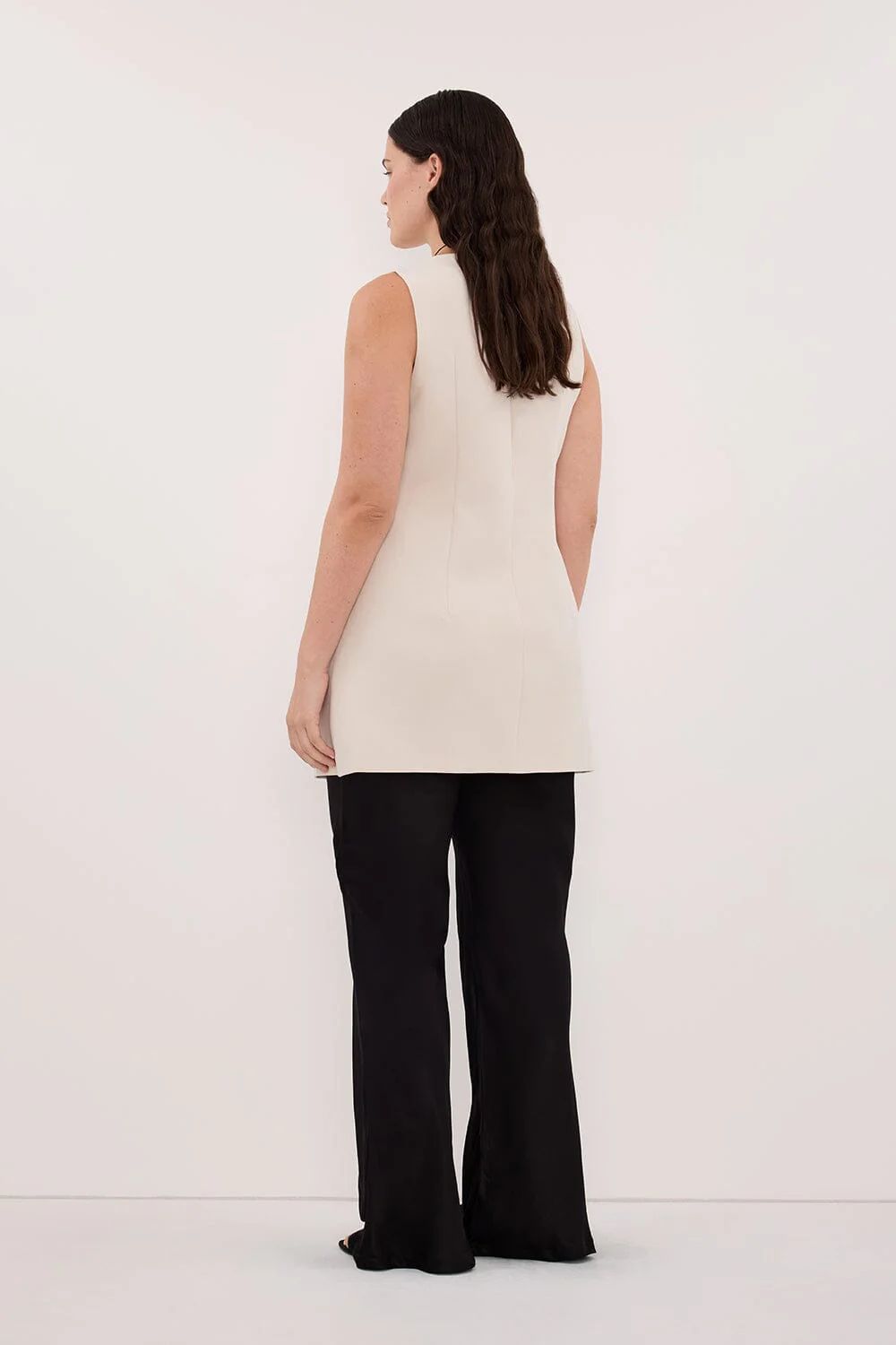 ROWIE BONE SLEEVELESS BOAT NECK TUNIC TOP - Image 7