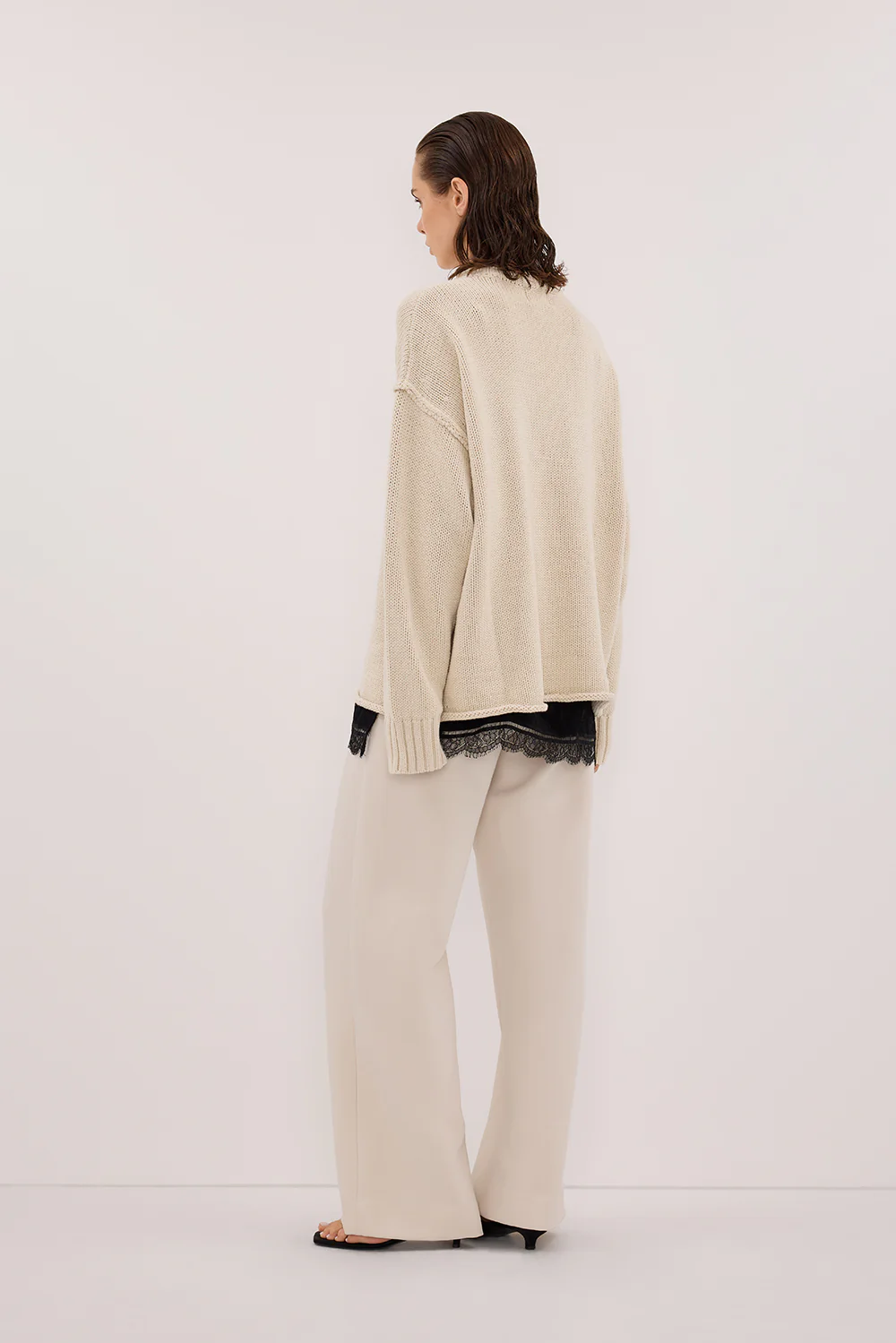 ROY PLASTER OVERSIZED LONGLINE KNIT JUMPER - Image 4