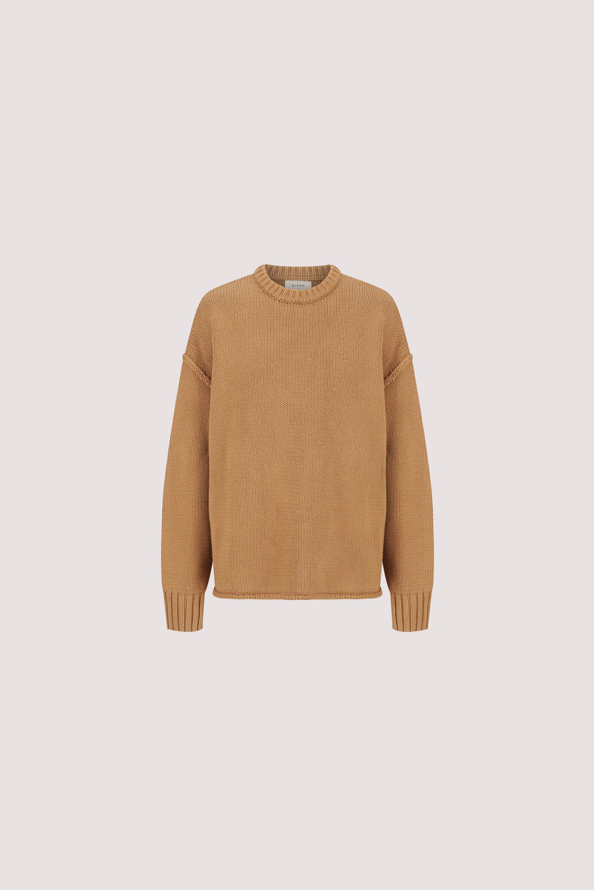 ROY WHEAT OVERSIZED LONGLINE KNIT JUMPER - Image 6