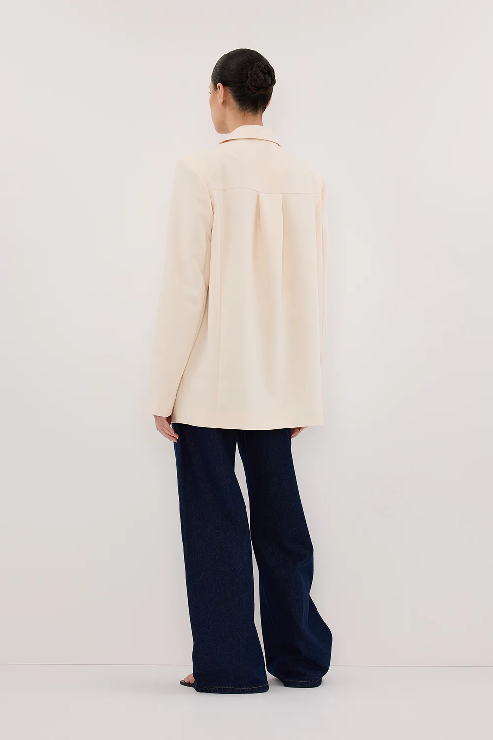 RYKER CREAM OVERSIZED BLAZER - Image 4