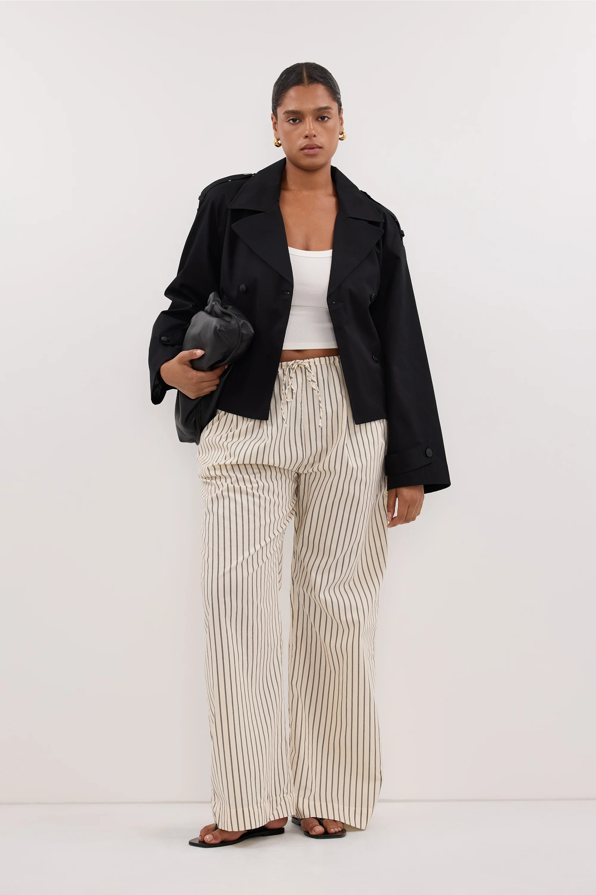 SABLE CREAM SILK BLEND PANT - Image 6