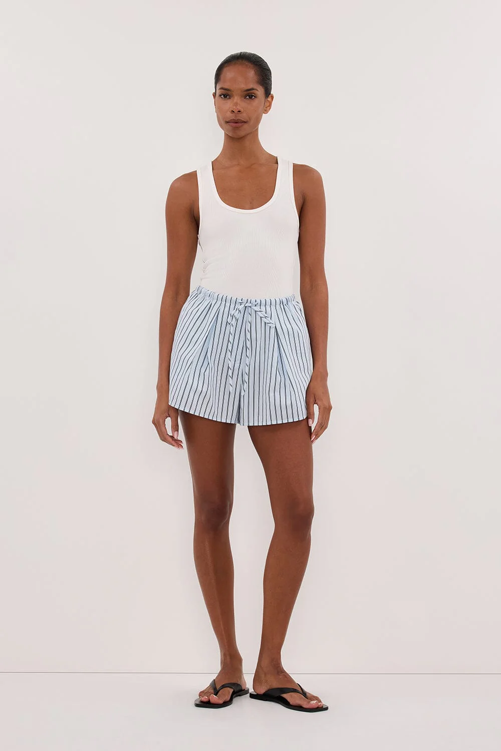 SABLE ICE BLUE SILK BLEND SHORT - Image 6