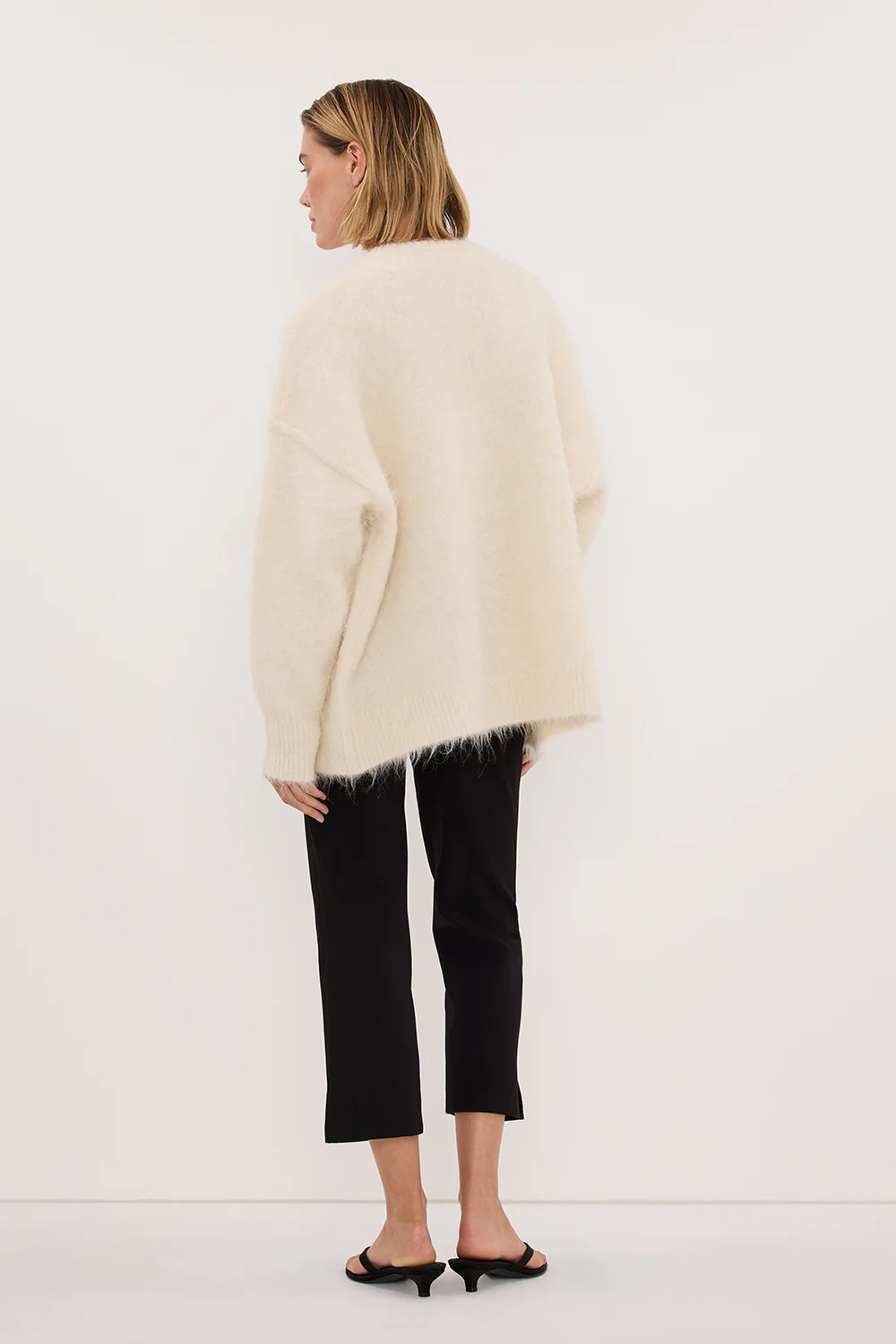 SALMA IVORY LONGLINE CARDIGAN - Image 6