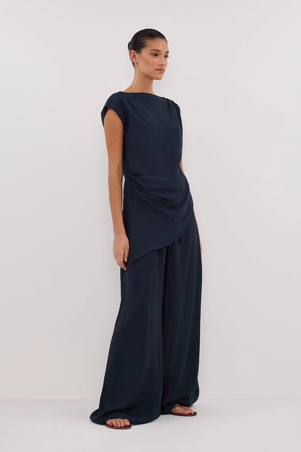 SHYLA SLATE WIDE LEG PANT - Image 3