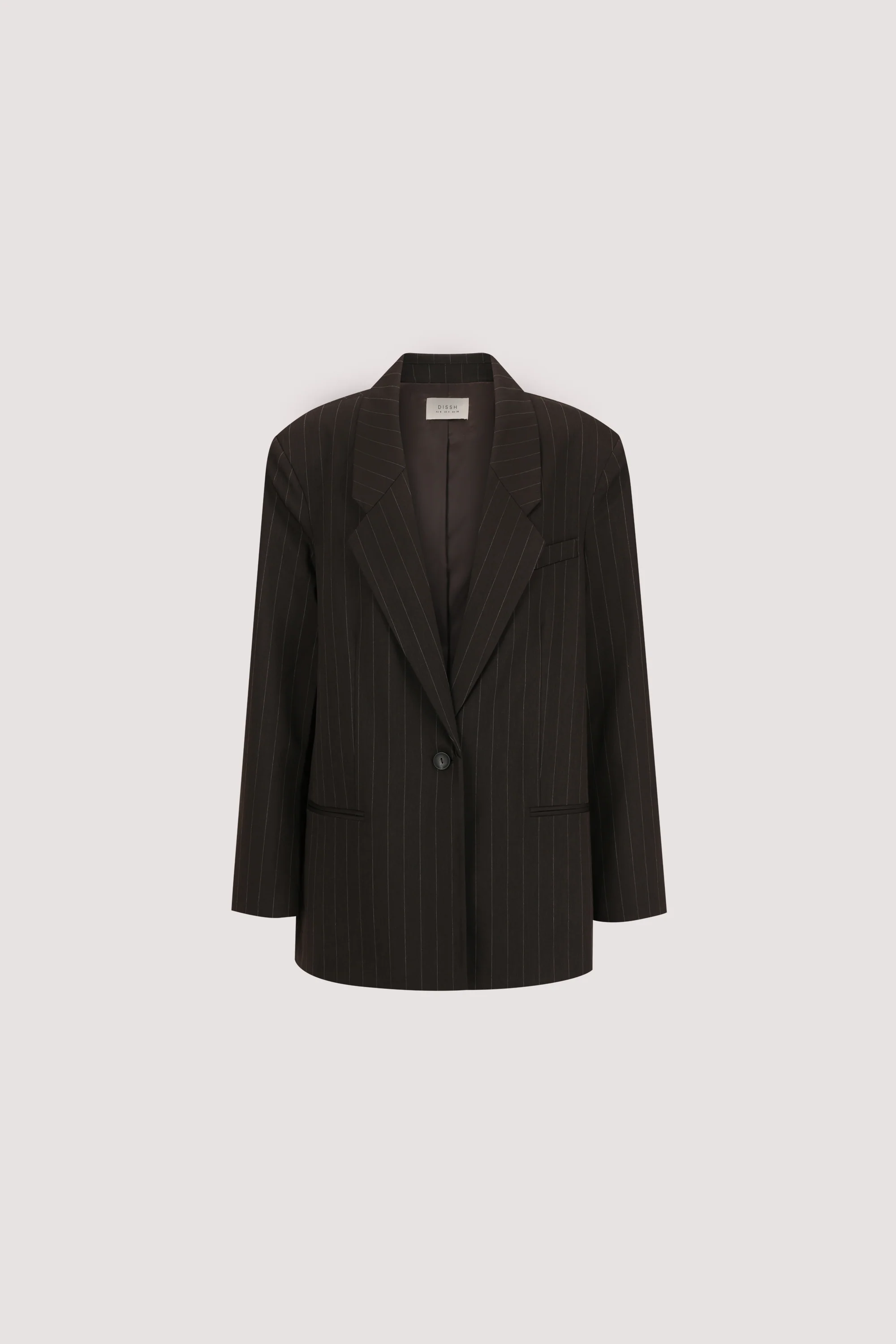 SIAN PEAT CHOC STRIPE OVERSIZED BLAZER - Image 8