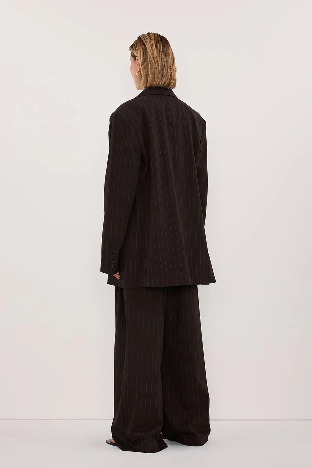 SIAN PEAT CHOC TAILORED WIDE PANT - Image 8