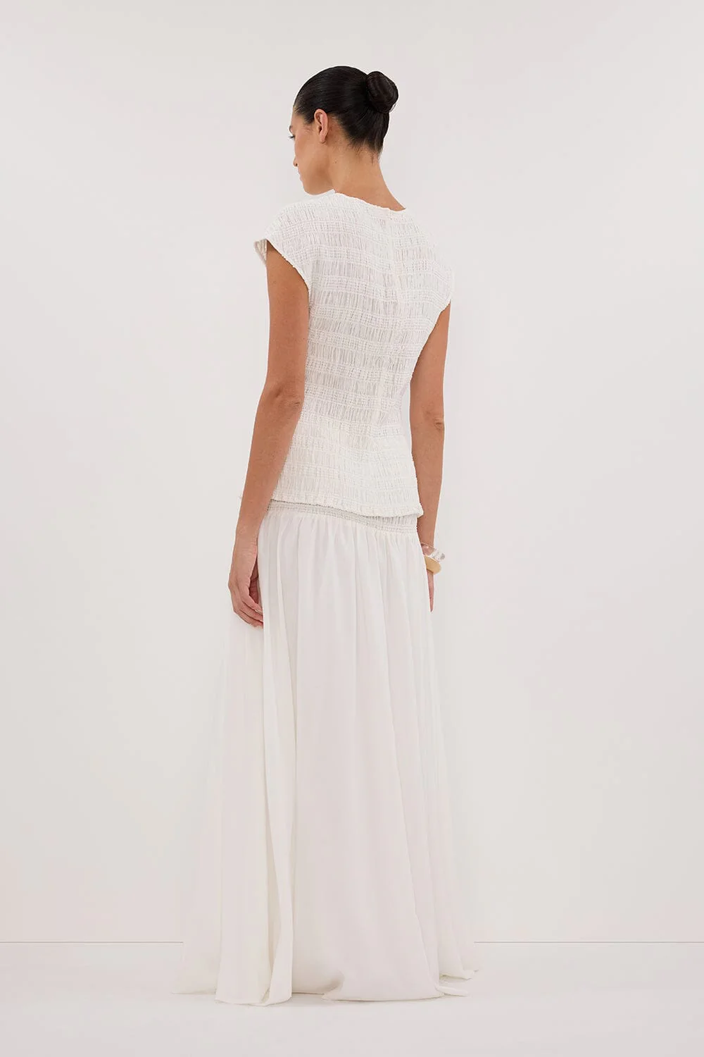 SIERRA WHITE TEXTURED TOP - Image 4