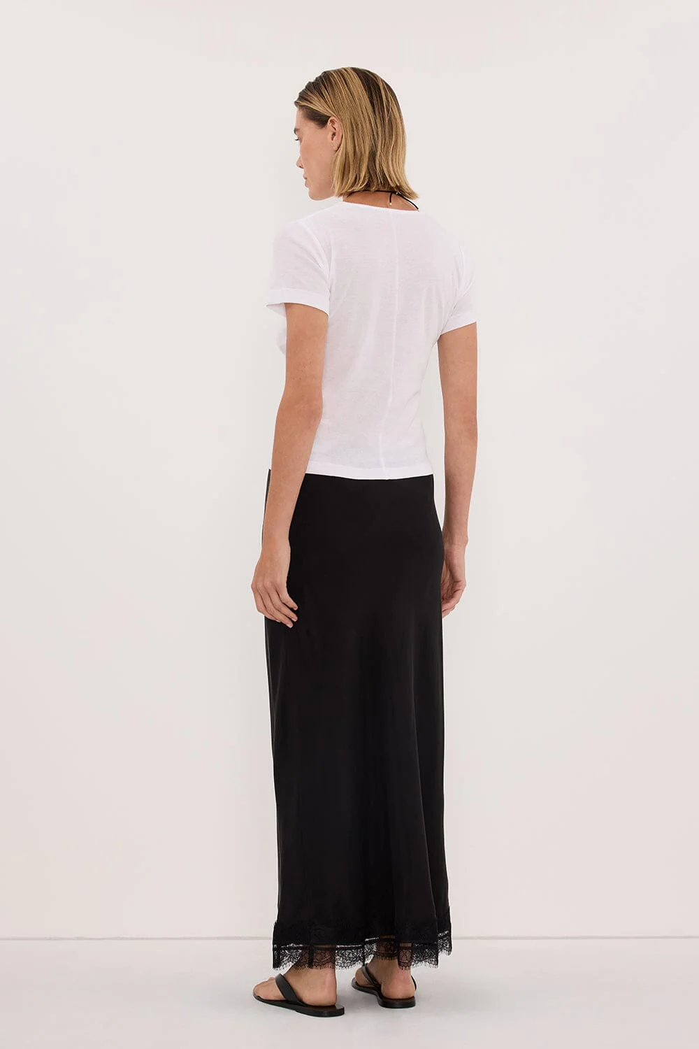 SLOANE WHITE KNIT BABY TEE - Image 4