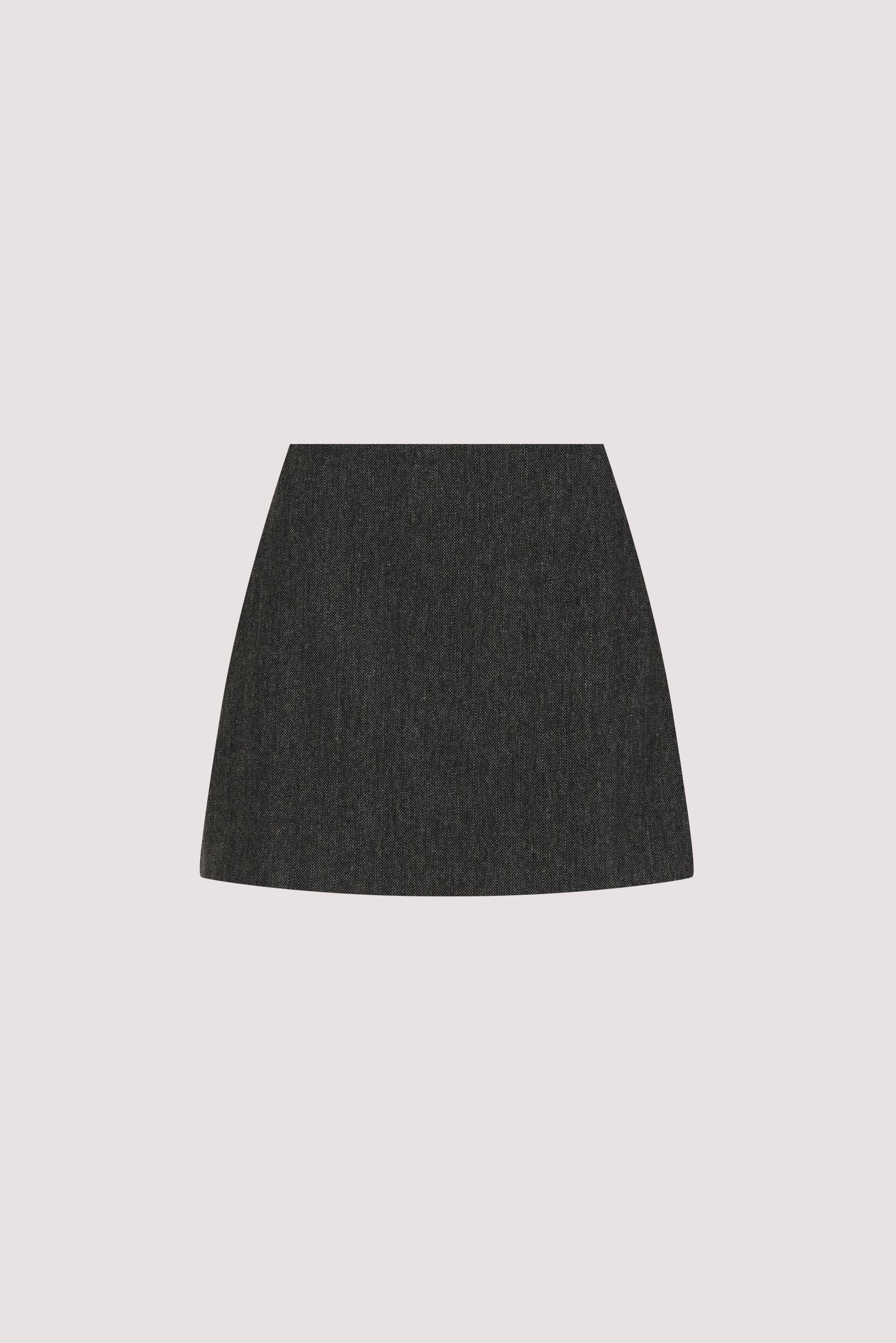 SOFIA DARK GREY TEXTURED SKORT - Image 7