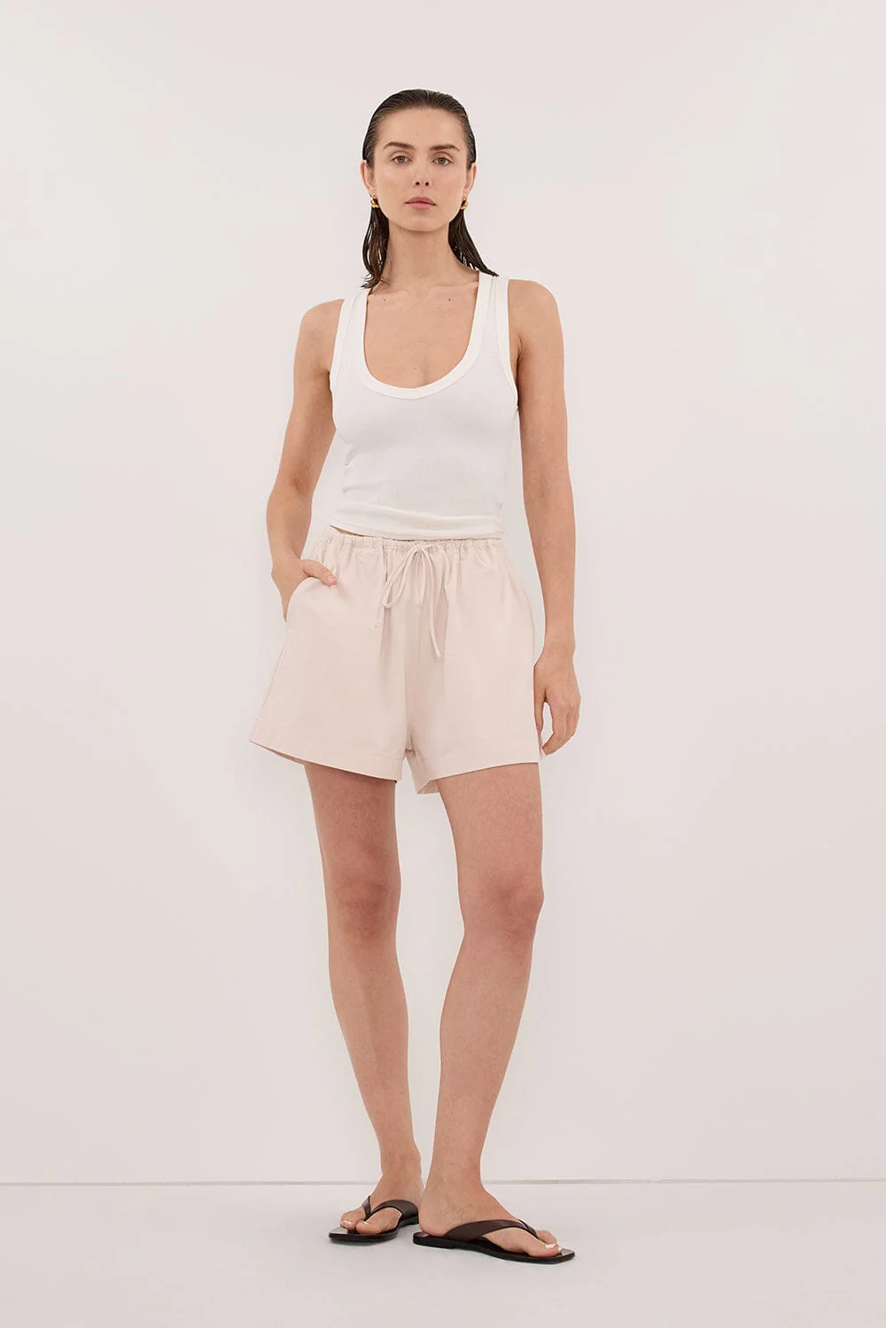 SOMMER POWDER POPLIN SHORT - Image 6